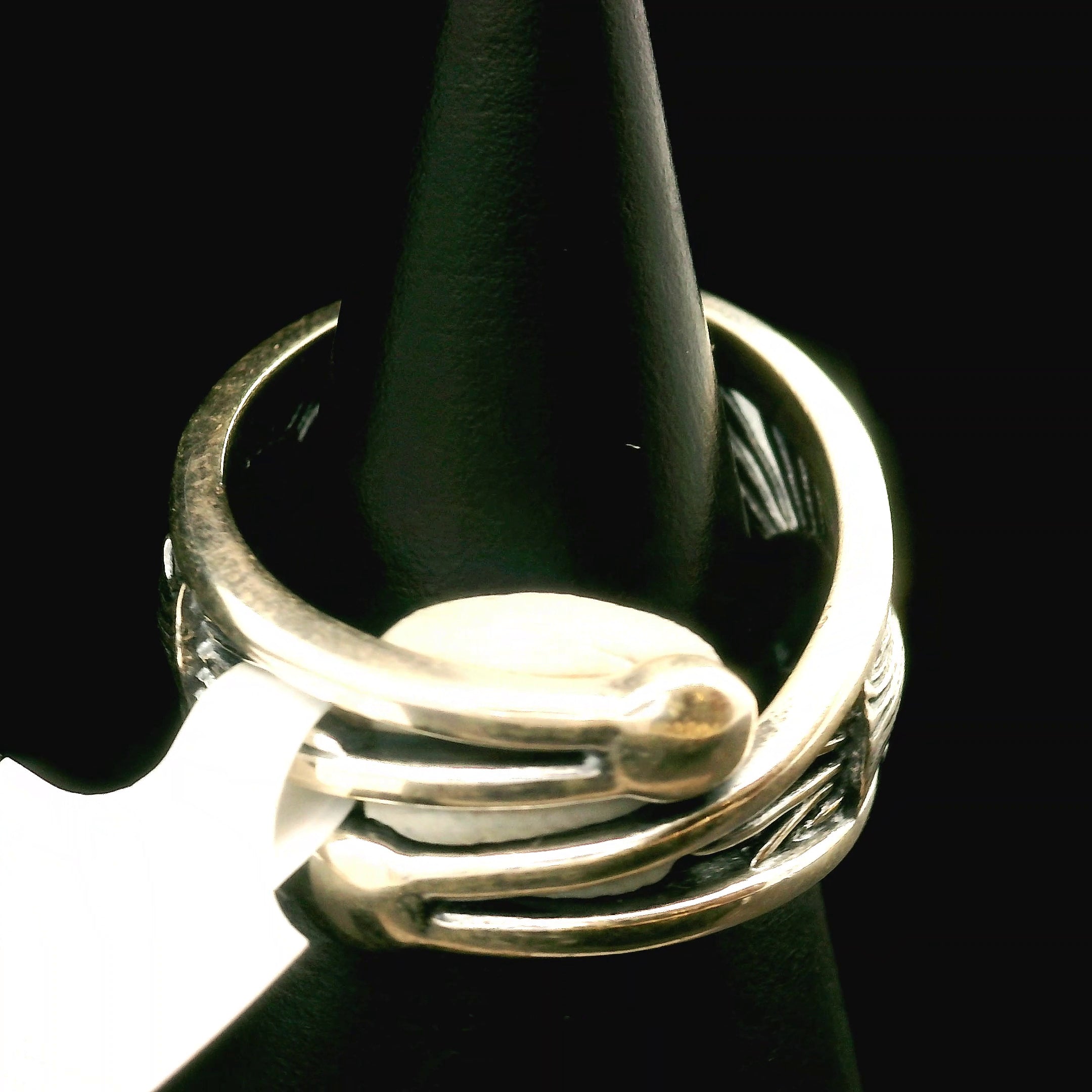 Chrome Diopside Mother Mary Cuff Ring .925 Silver for Compassion, Emotional Healing and Global Healing