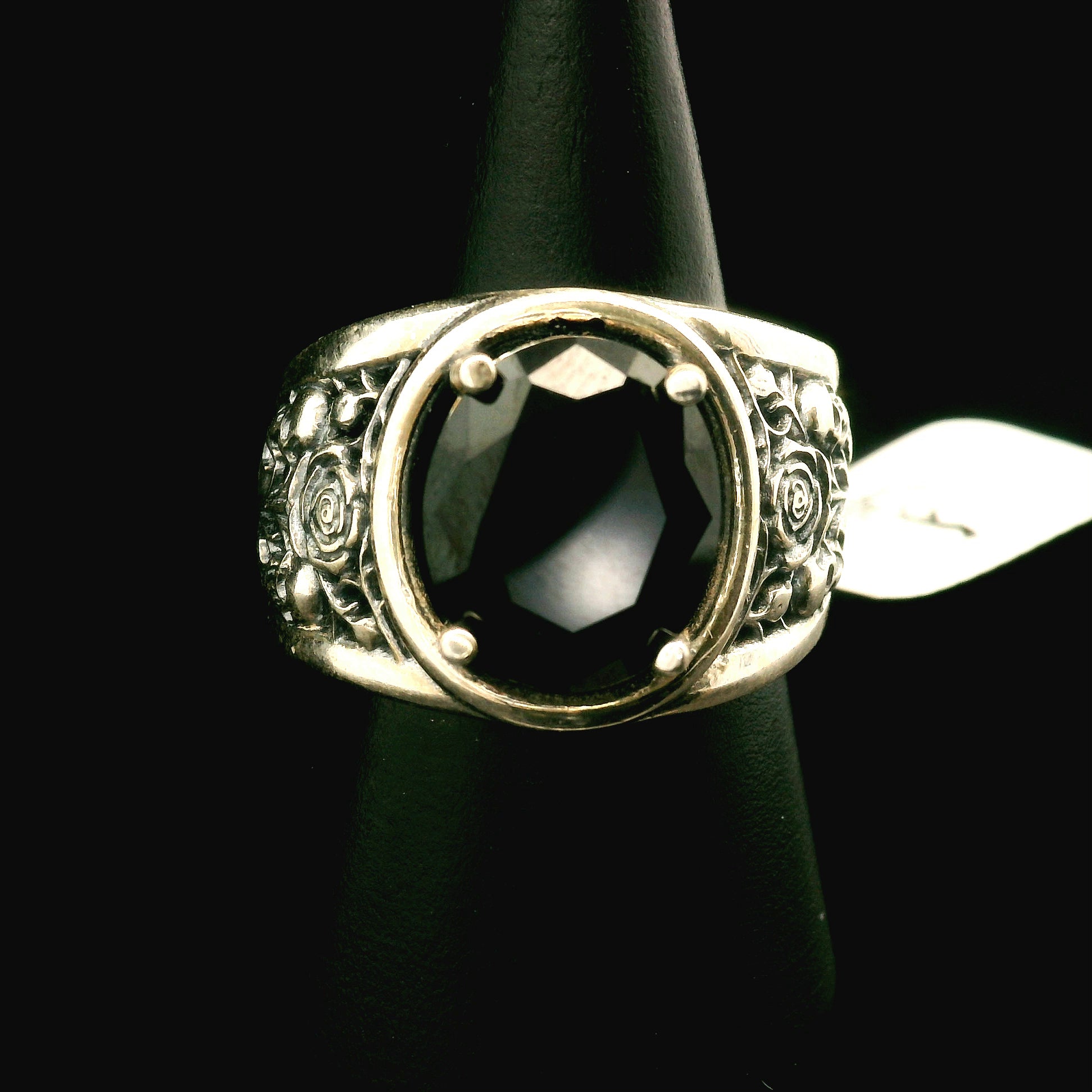 Eternal Rose Cuff Ring .925 Silver for Healing, Intention Setting and Manifesting your Desires