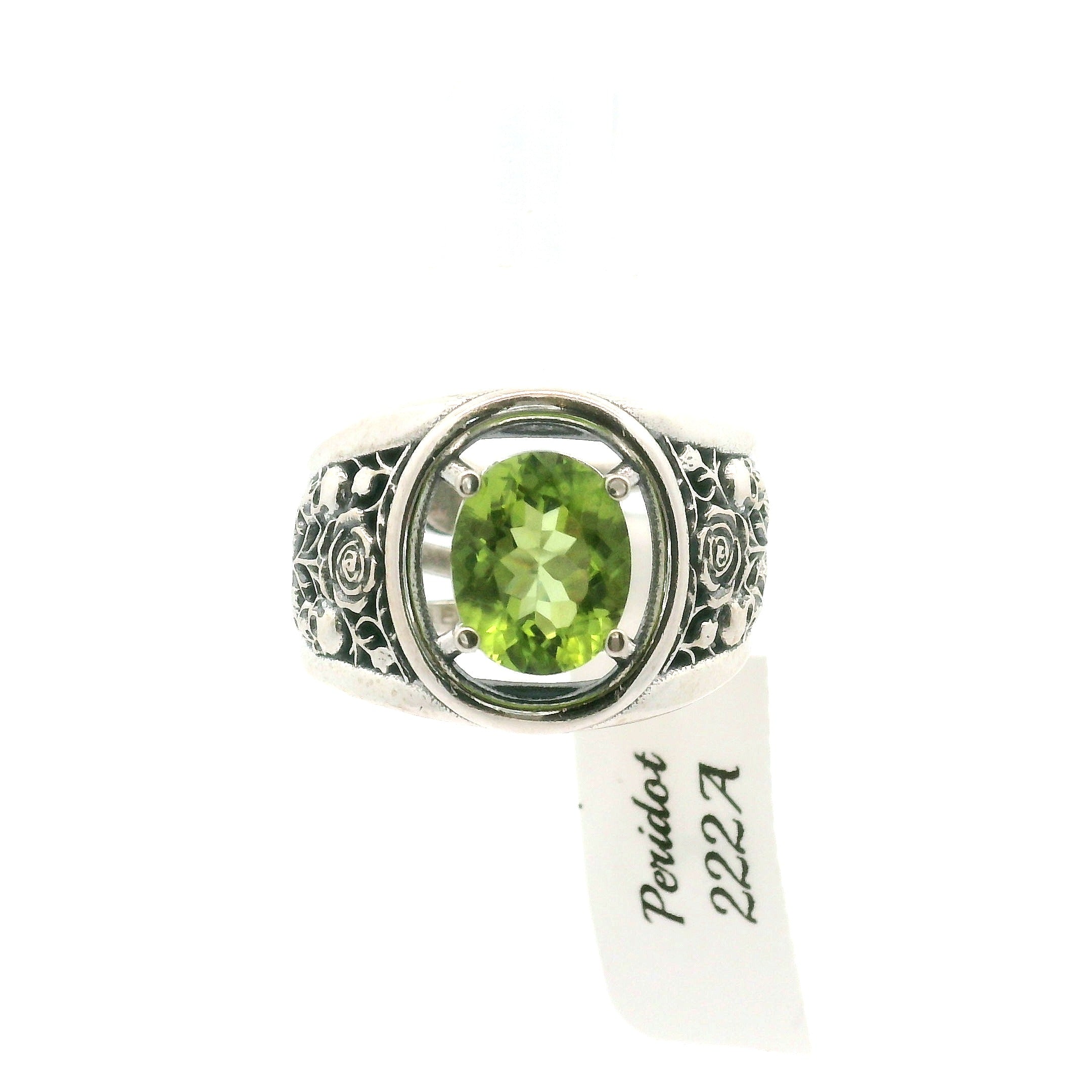 Eternal Rose Cuff Ring .925 Silver for Healing, Intention Setting and Manifesting your Desires