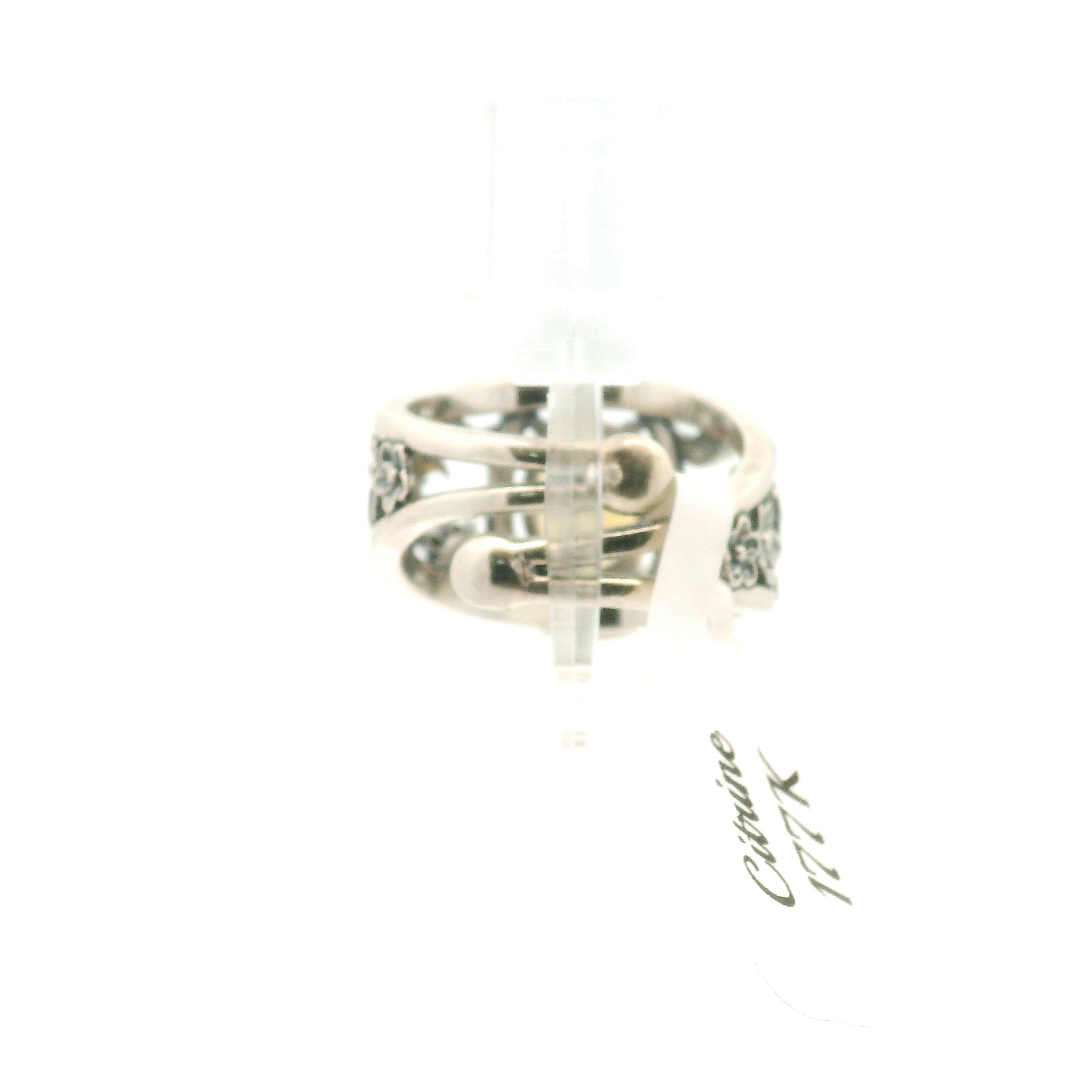 Sun And Moon Ninetails Cuff Ring .925 Silver for Healing, Intention Setting and Manifesting your Desires