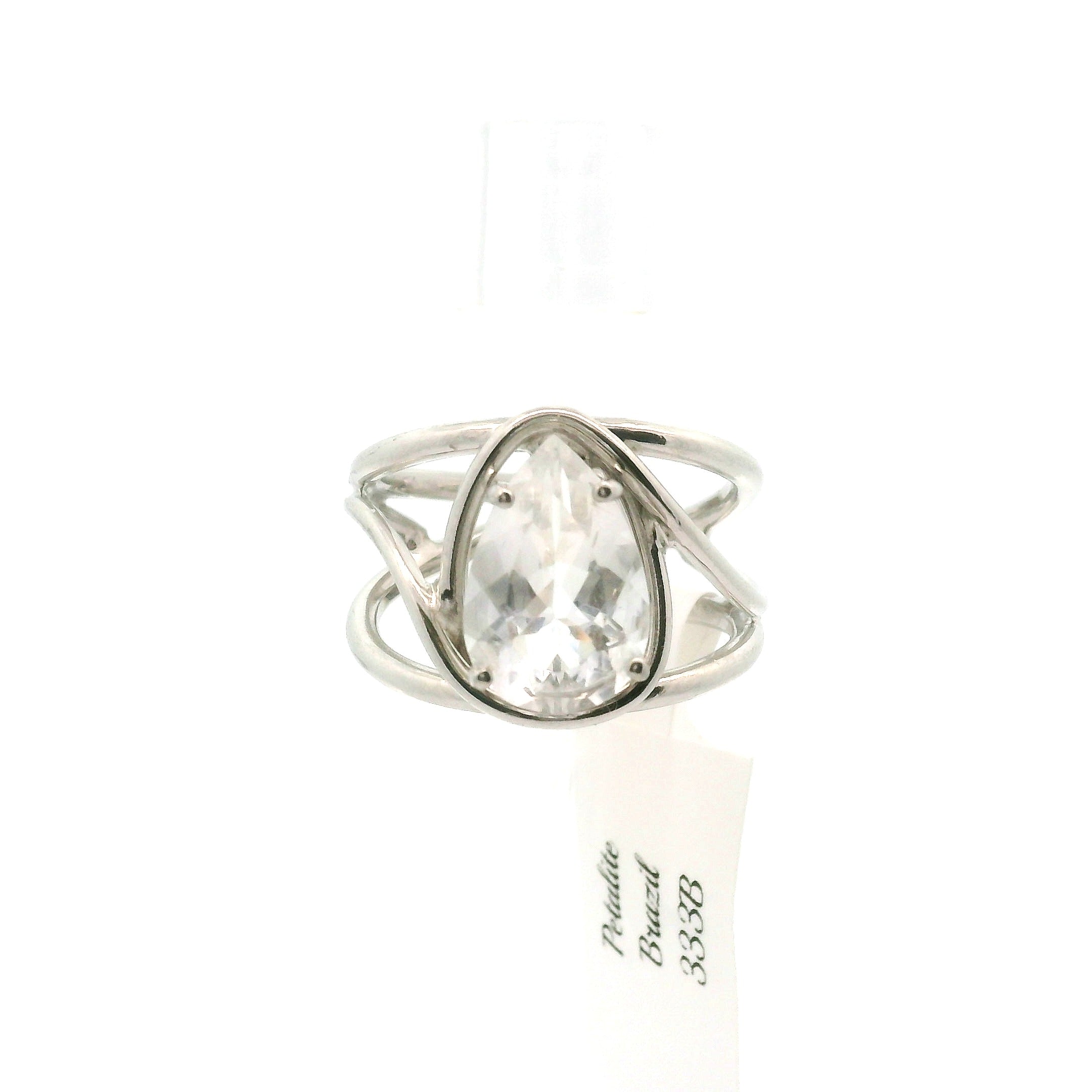 Petalite Cuff Ring .925 Silver for Profound Healing and Spiritual Advancement
