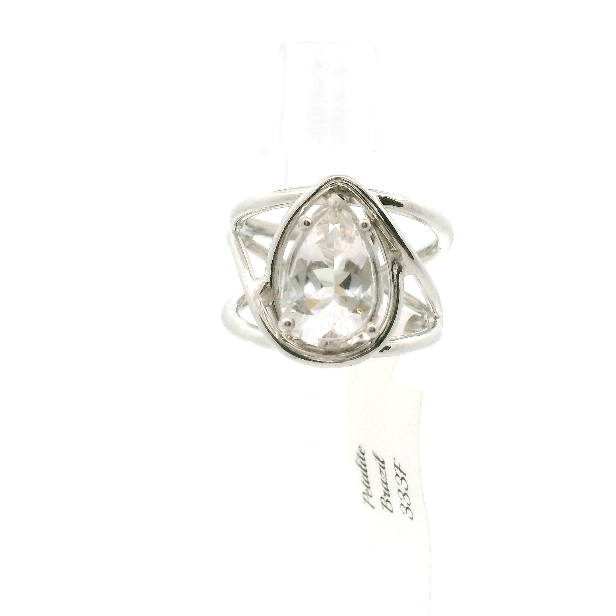 Petalite Cuff Ring .925 Silver for Profound Healing and Spiritual Advancement