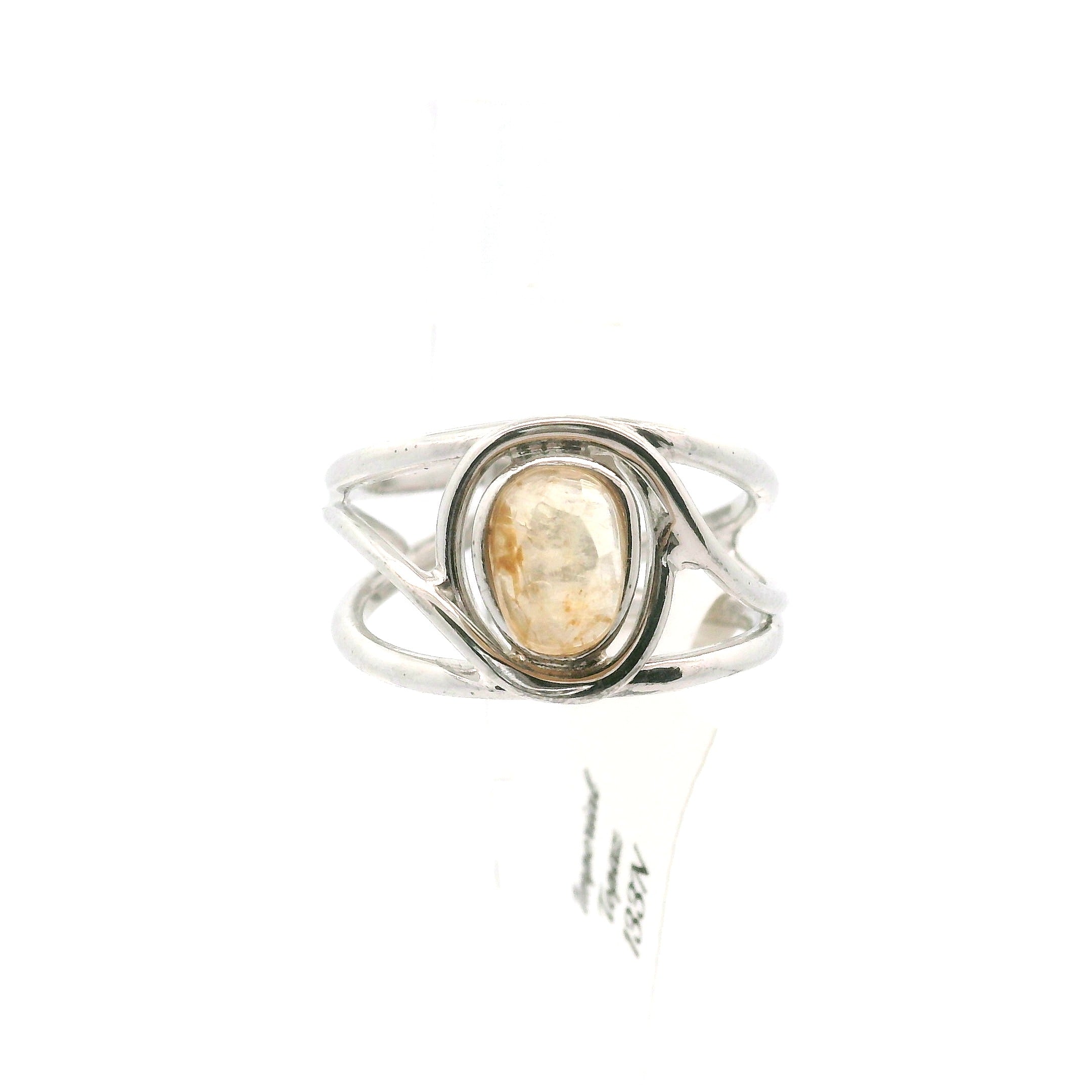 Imperial Topaz Midi Cuff Ring .925 Sterling Silver for Spiritual Transformation