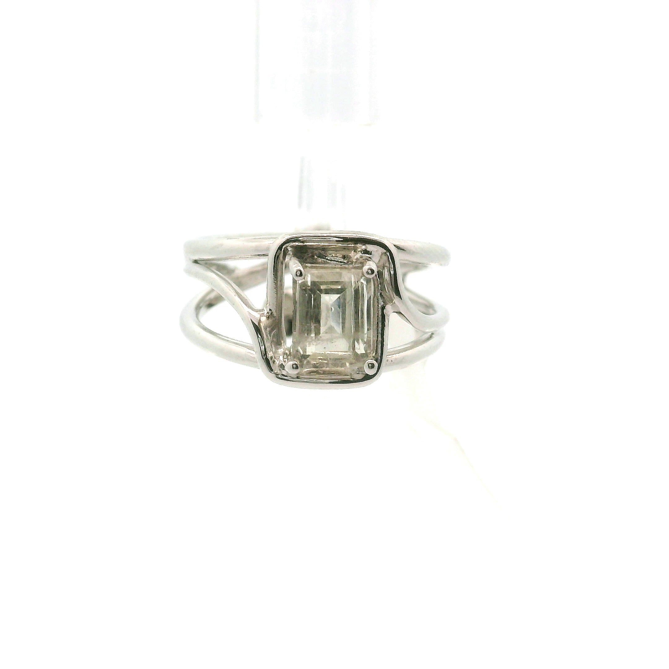 Rutilated Zoisite Cuff Ring .925 Silver for Elevating your Consciousness