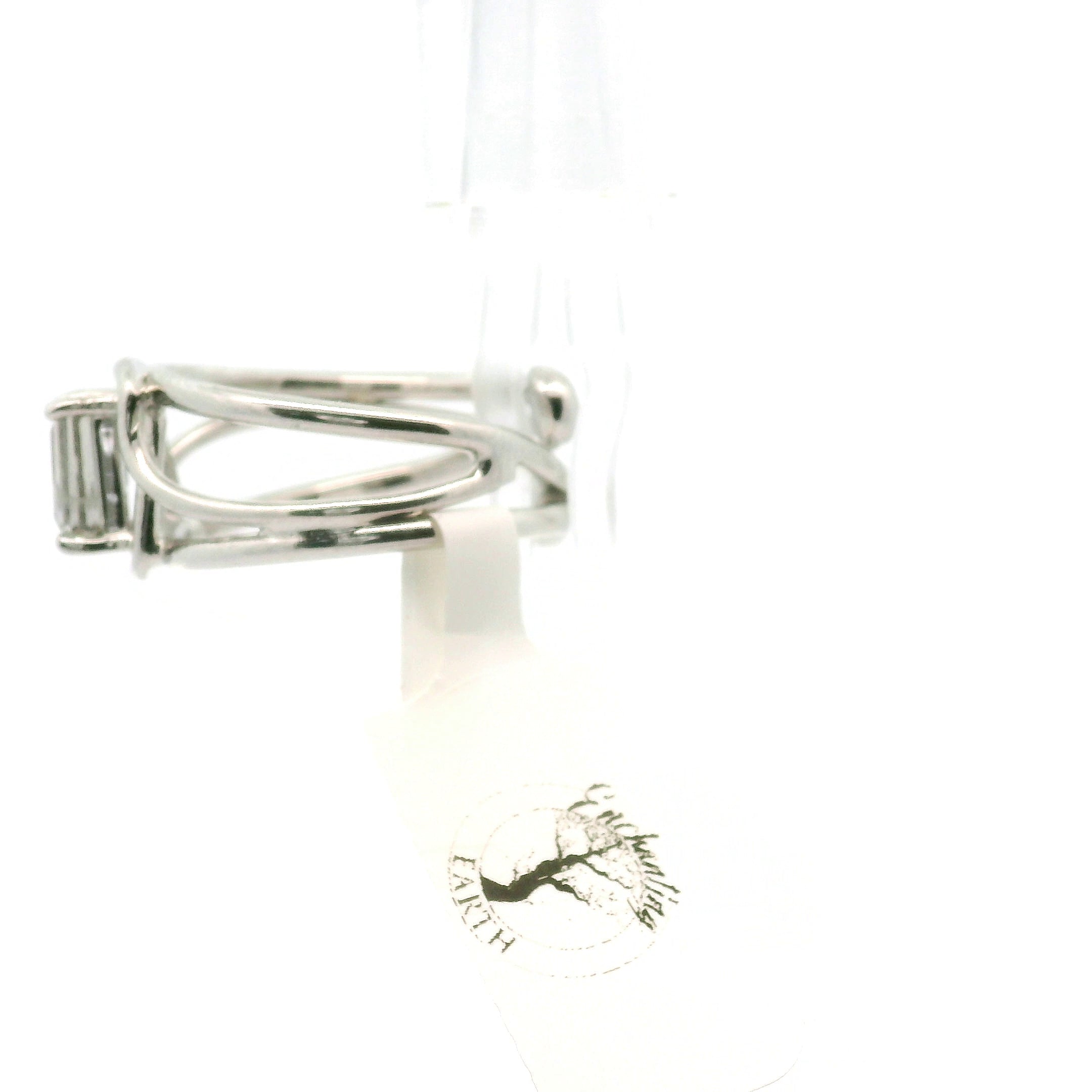 Rutilated Zoisite Cuff Ring .925 Silver for Elevating your Consciousness
