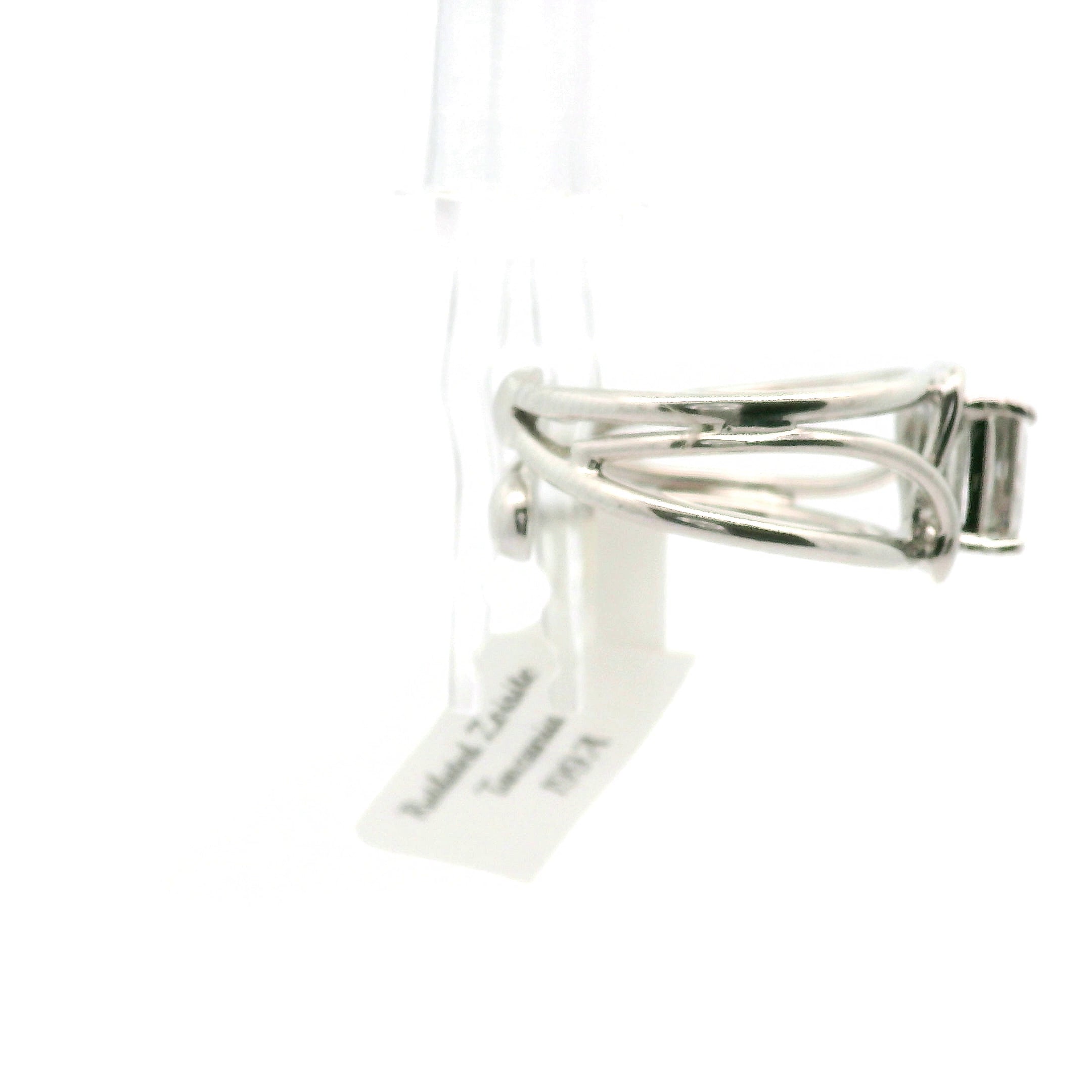 Rutilated Zoisite Cuff Ring .925 Silver for Elevating your Consciousness