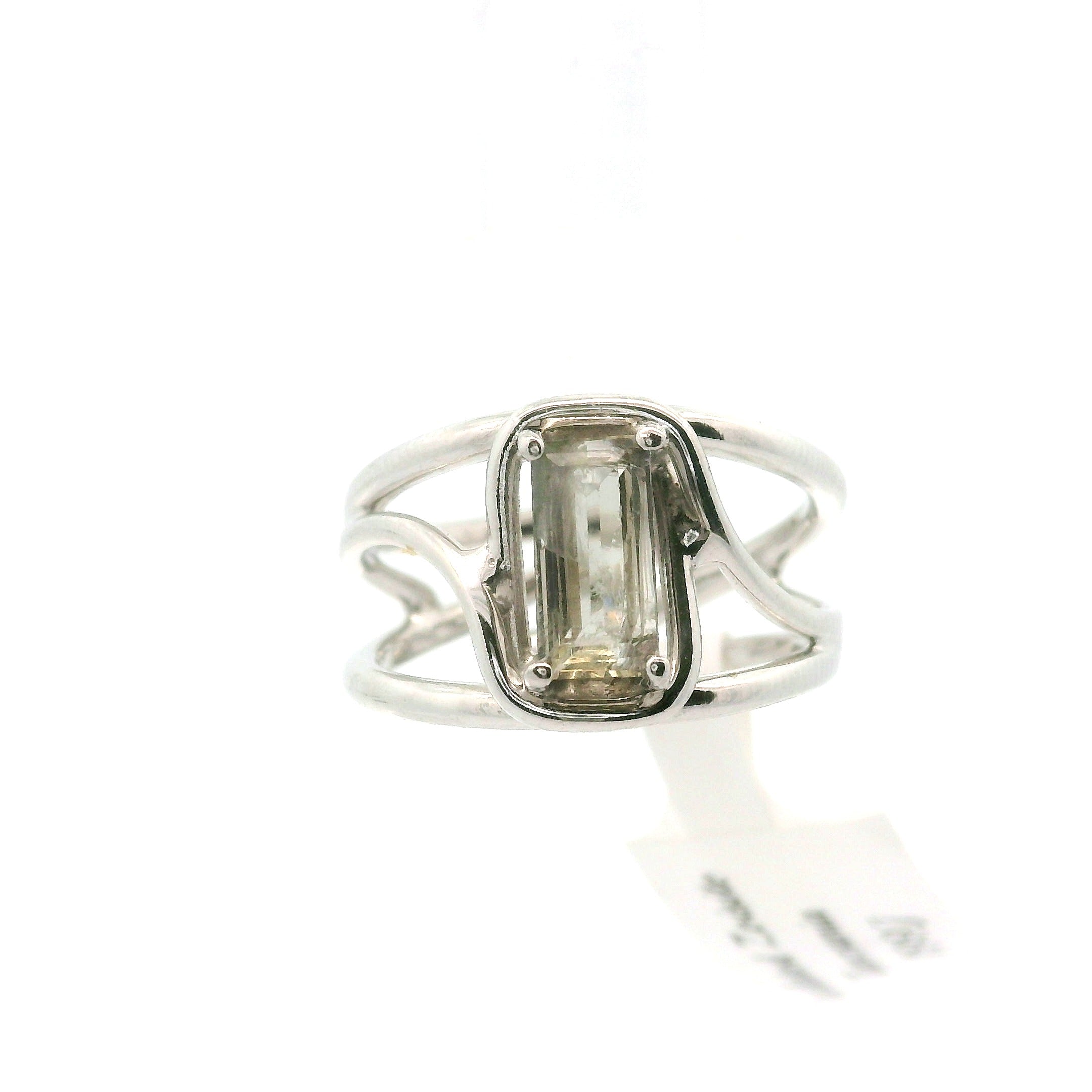 Rutilated Zoisite Cuff Ring .925 Silver for Elevating your Consciousness