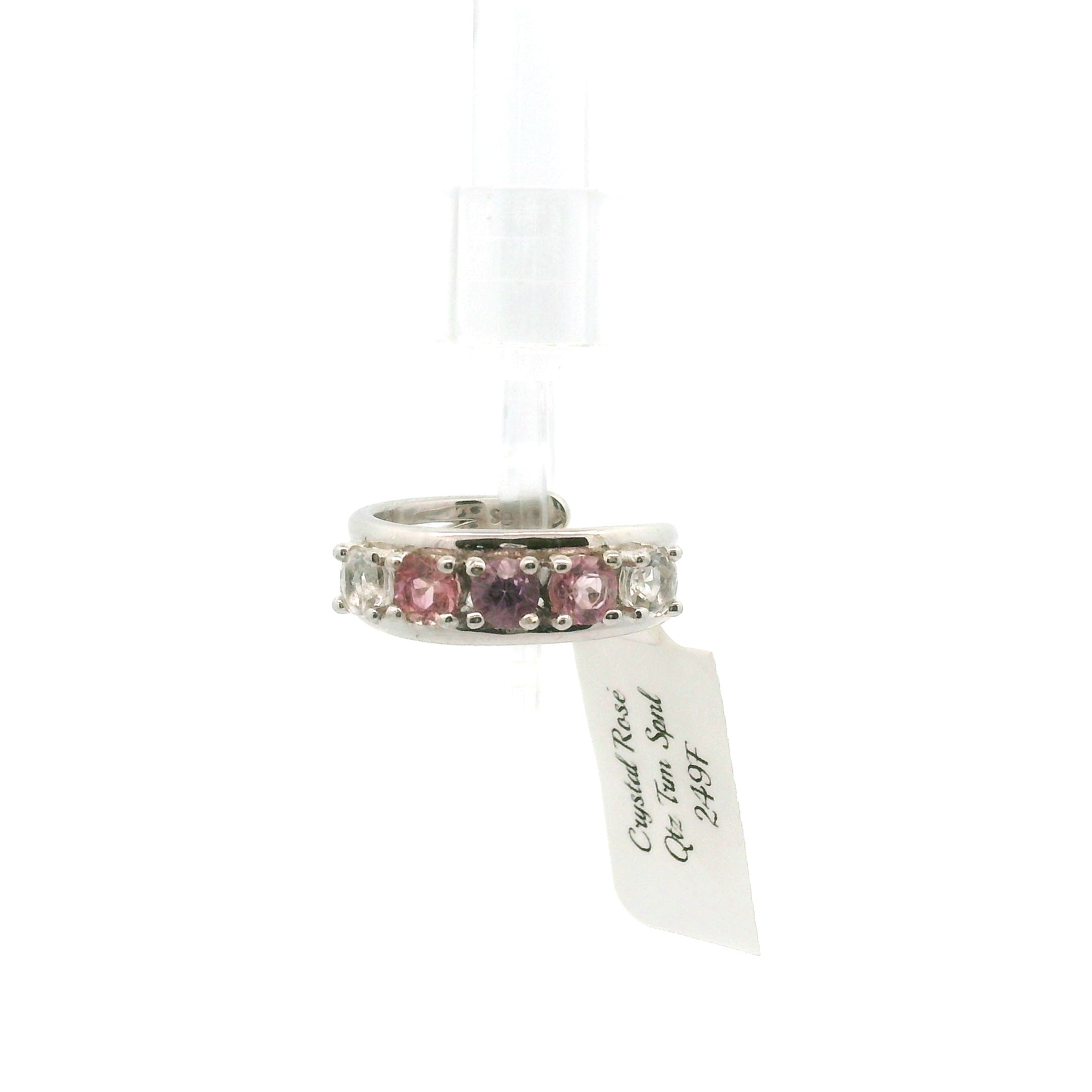 Multi-stone Stacker Cuff Ring .925 Silver for Healing, Intention Setting and Manifesting your Desires