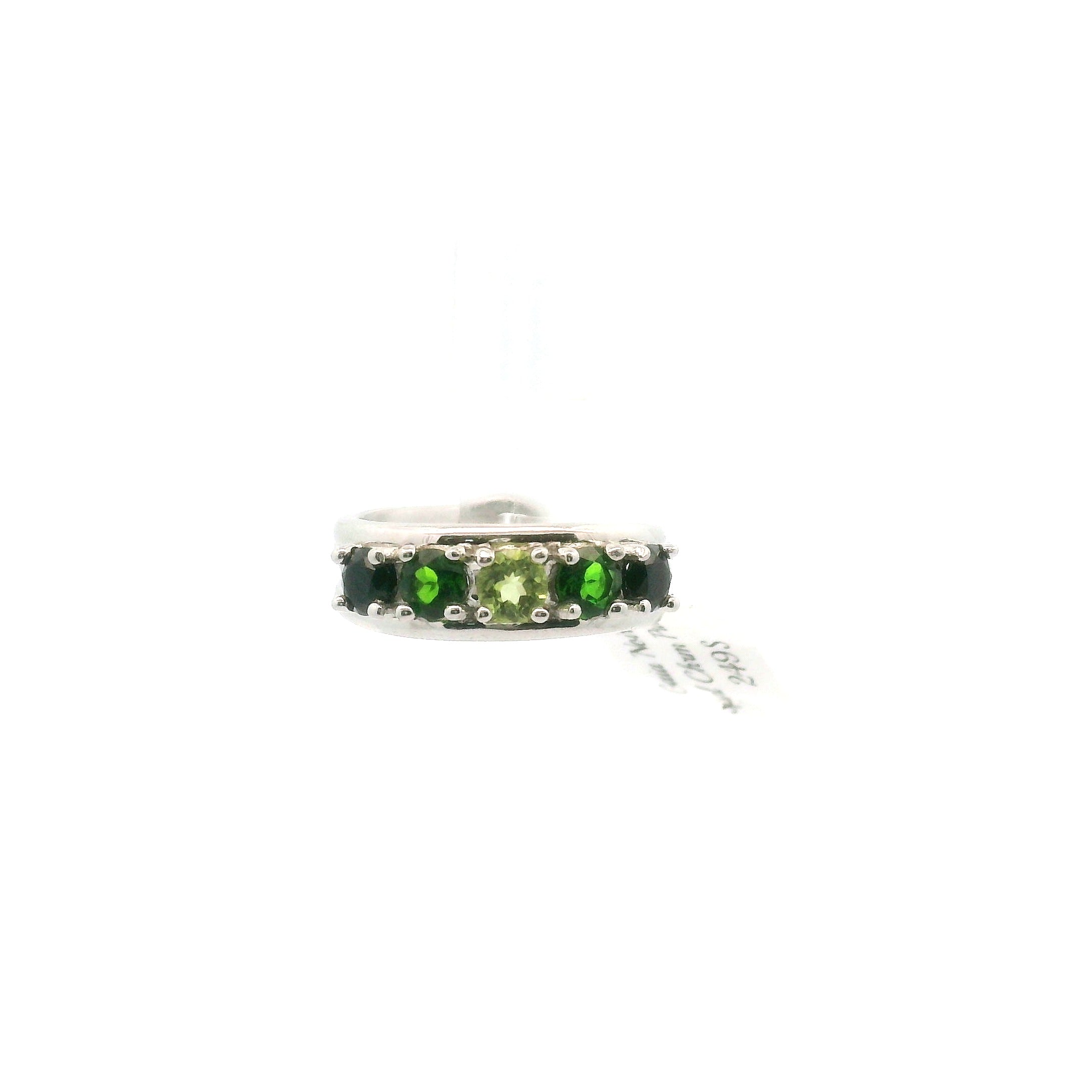 Multi-stone Stacker Cuff Ring .925 Silver for Healing, Intention Setting and Manifesting your Desires