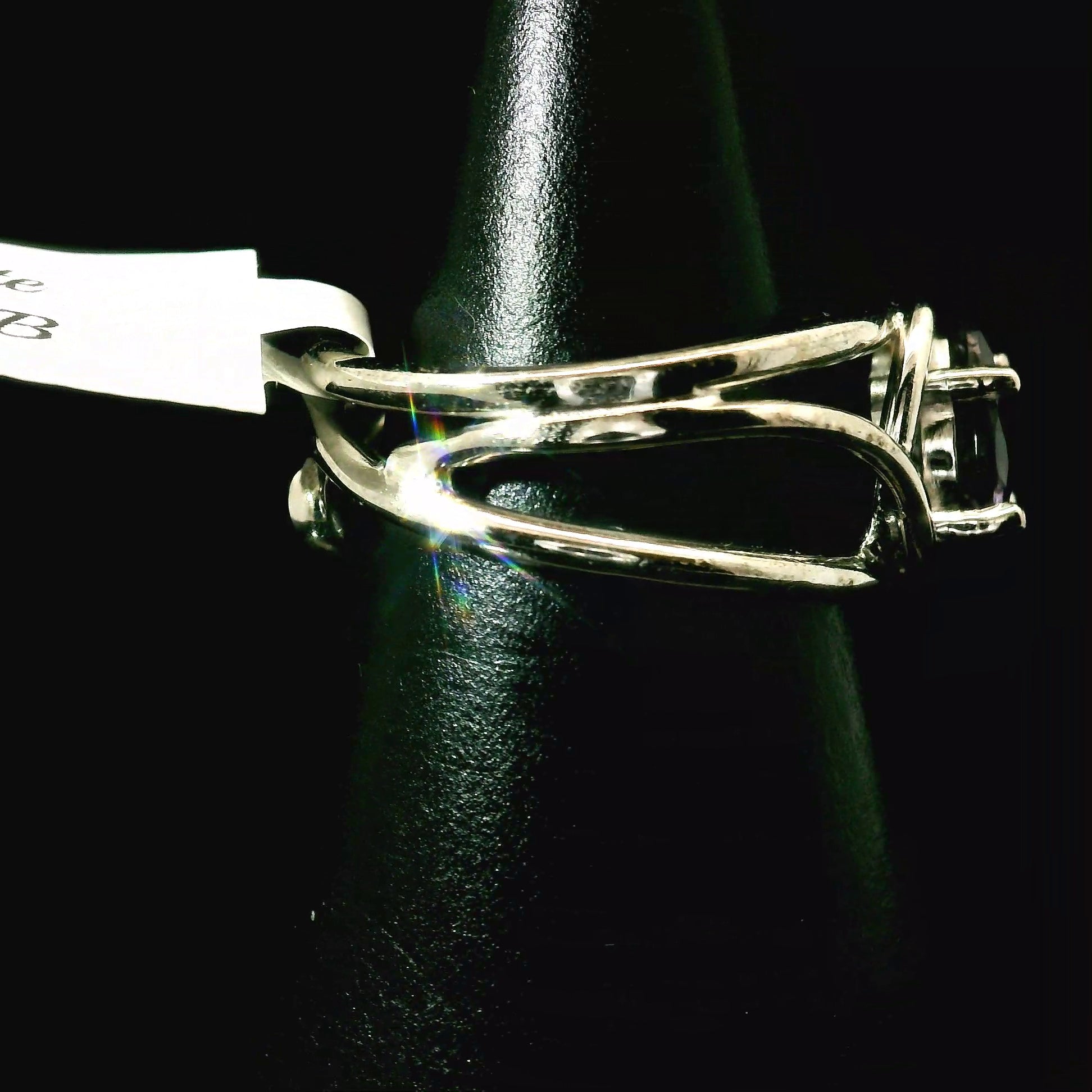 Iolite Midi Cuff Ring .925 Silver (Gem Grade) for Intuition, Divination and Wisdom