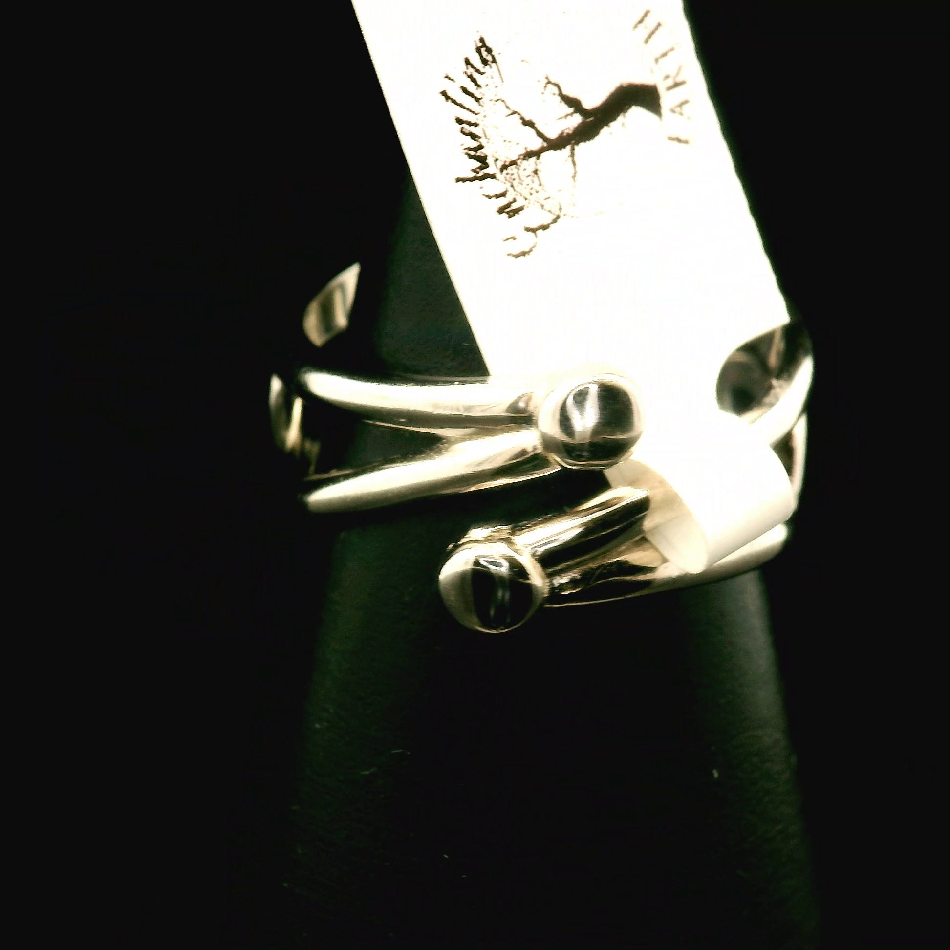 Phenakite Cuff Ring .925 Silver for Manifestations, Meditation & Mental Strength