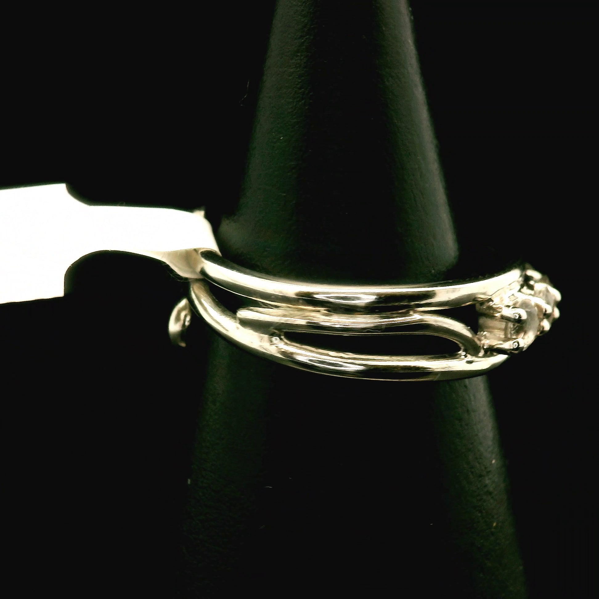 Phenakite Stacker Cuff Ring .925 Silver for Manifestations, Meditation & Mental Strength