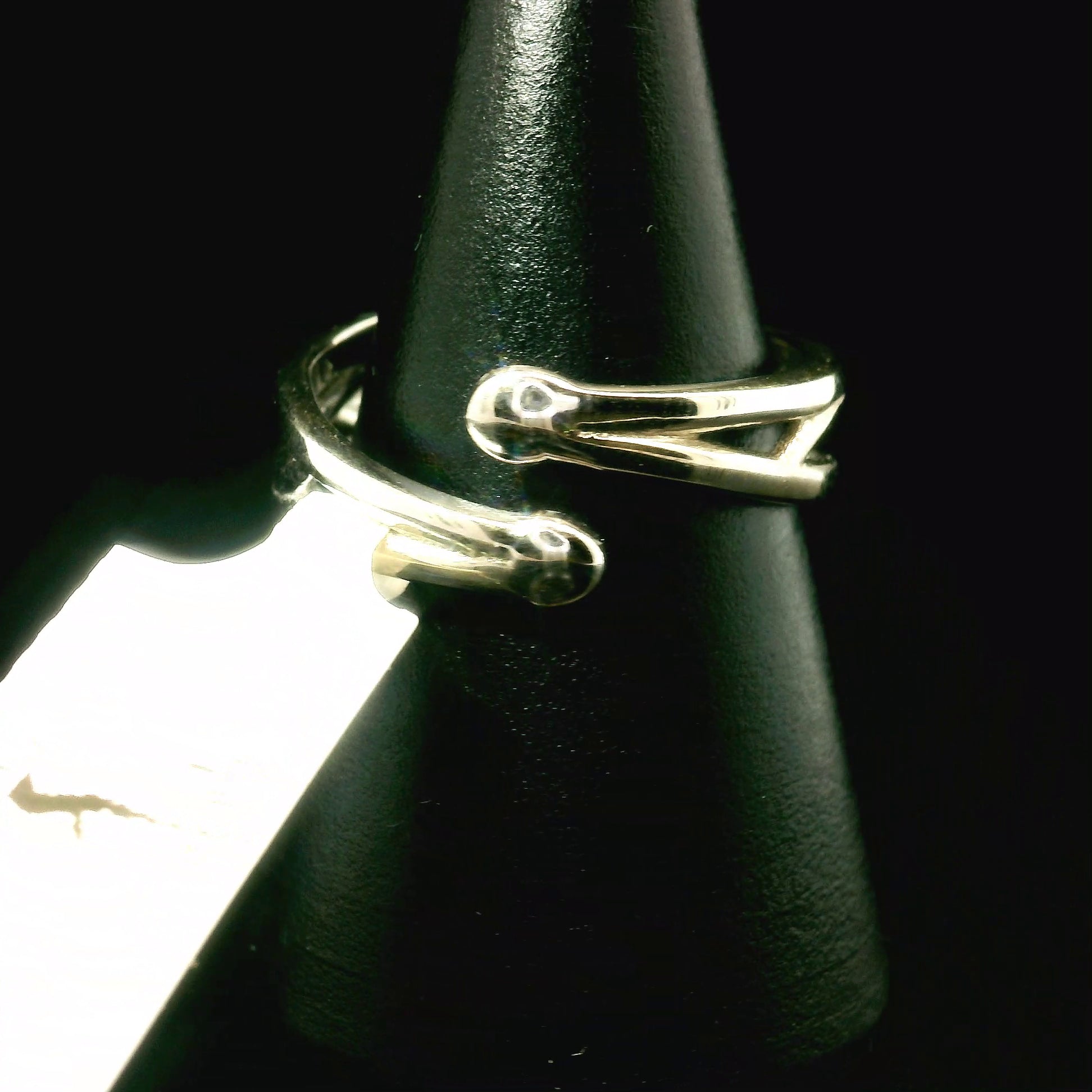 Morganite Stacker Cuff Ring .925 Sterling Silver for Divine Feminine Energy, Compassion and Love