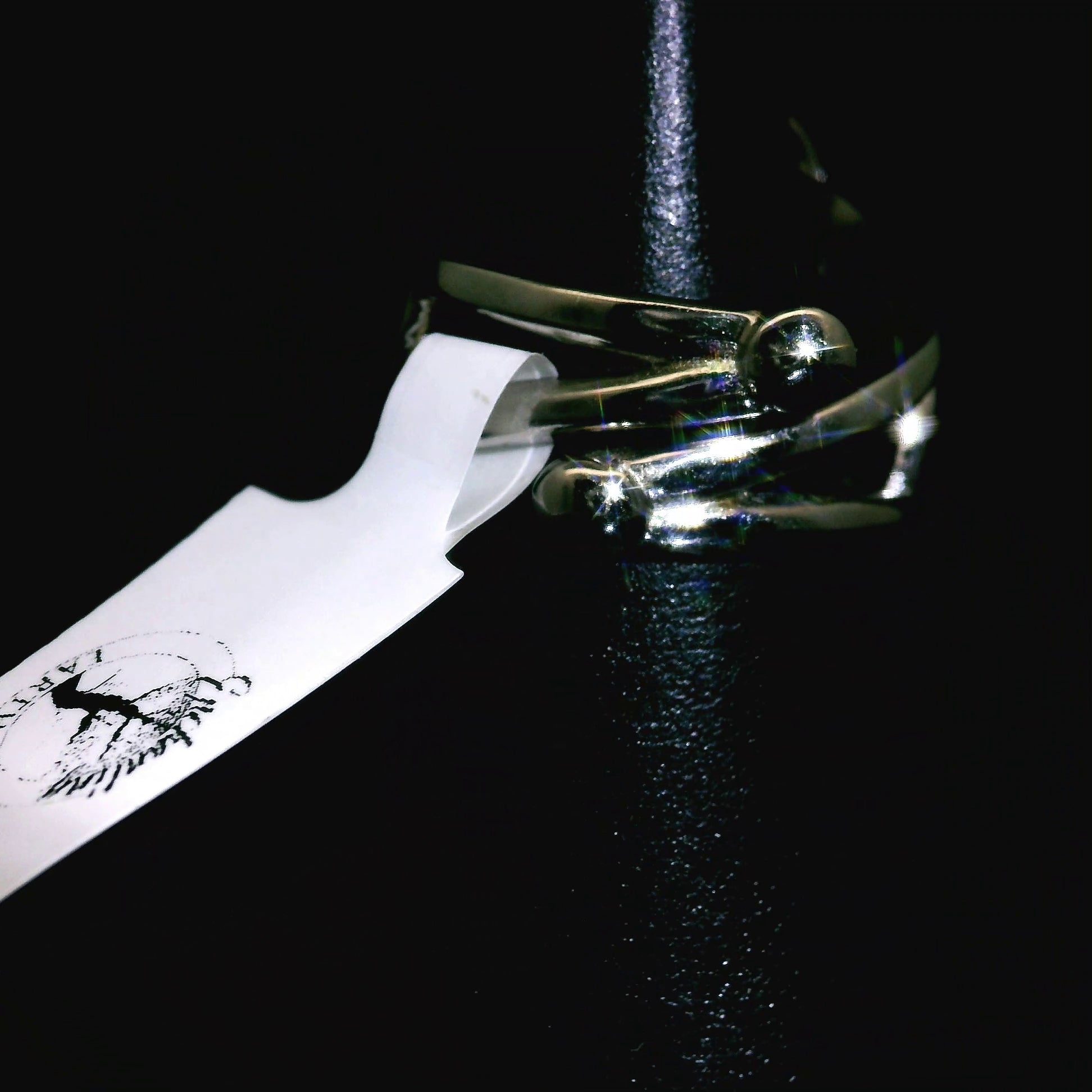 Rainbow Moonstone Cuff Ring .925 Silver for New Beginnings, Protection and Manifestation