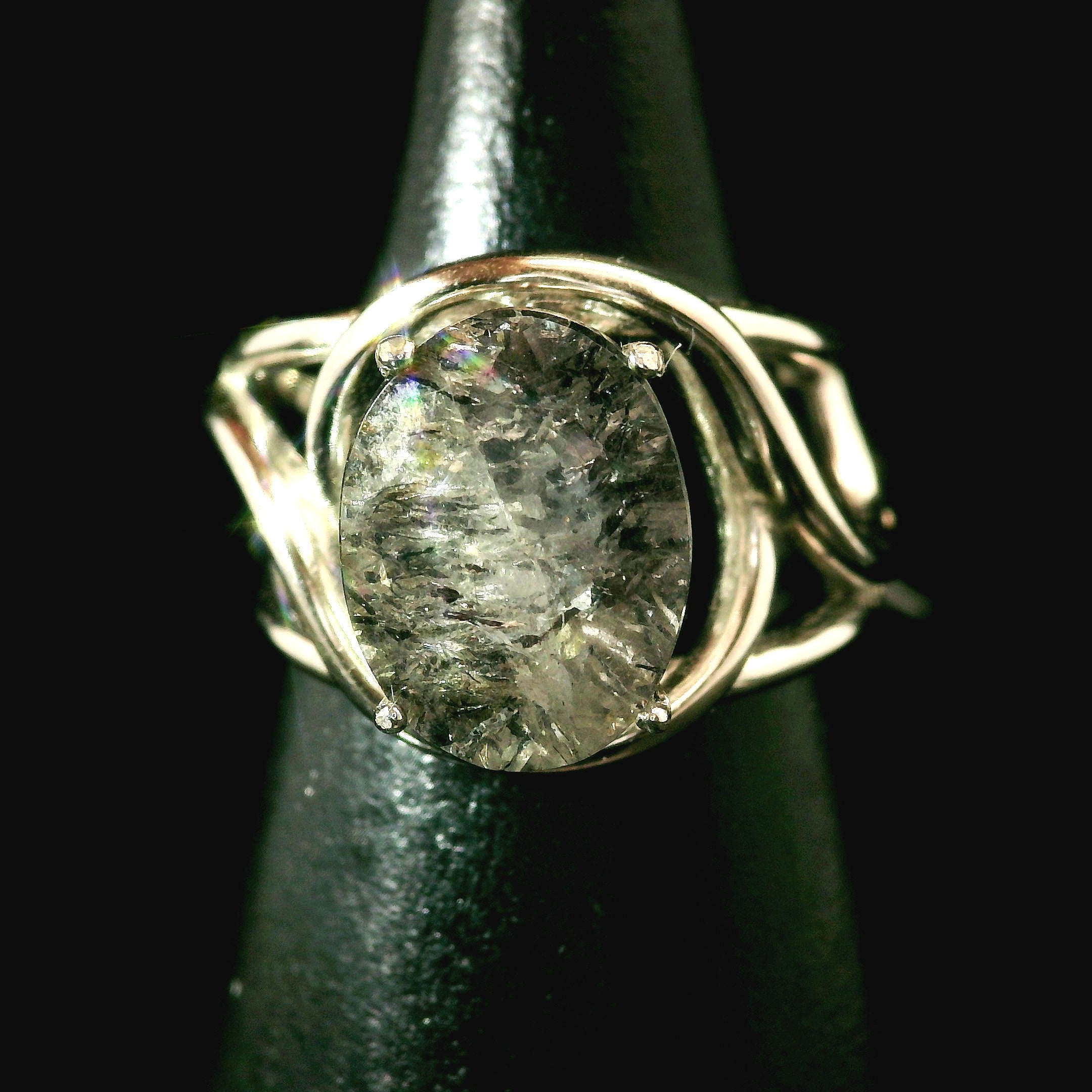 Moody Super 7 Cuff Ring .925 Sterling Silver for Creating your Dream Life