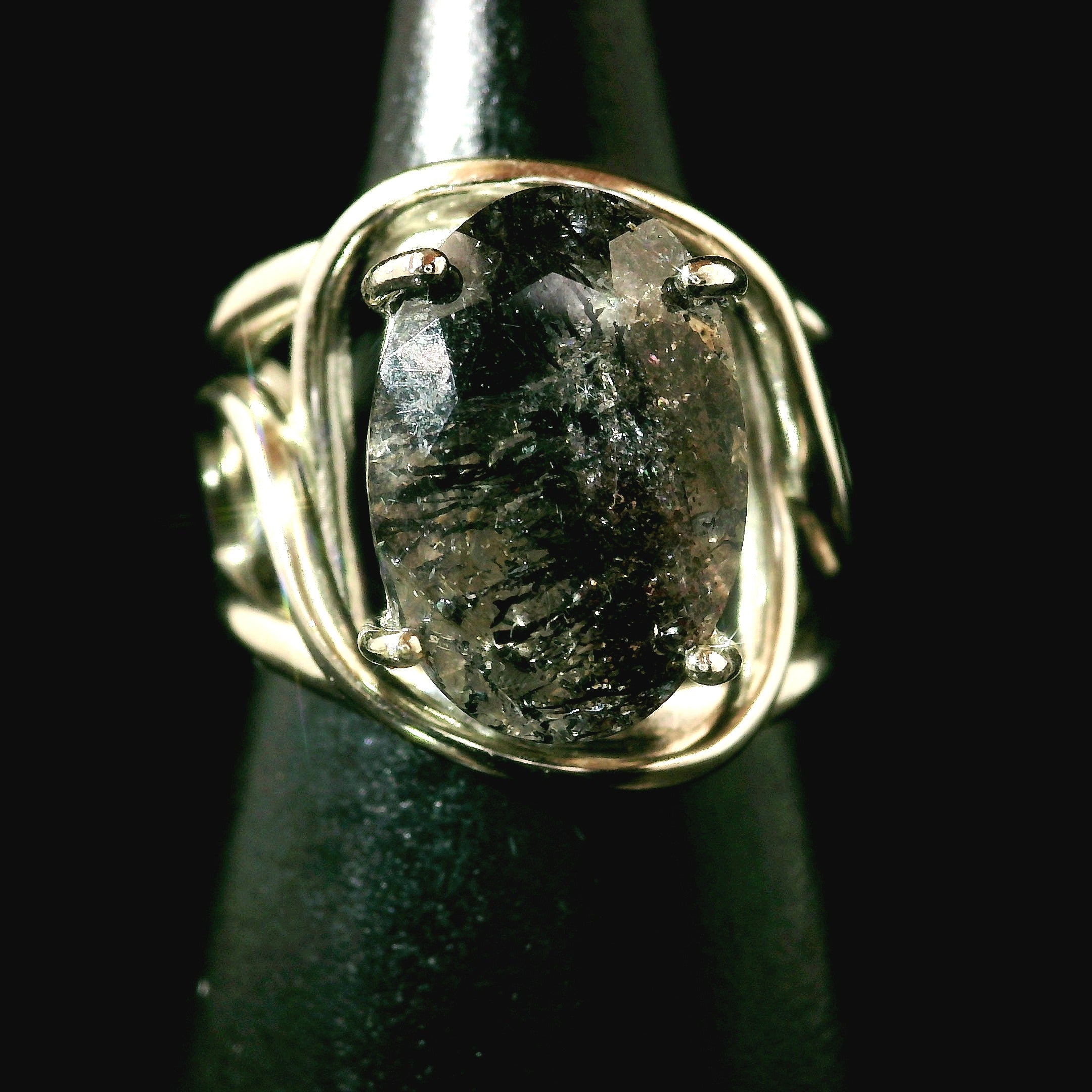 Moody Super 7 Cuff Ring .925 Sterling Silver for Creating your Dream Life