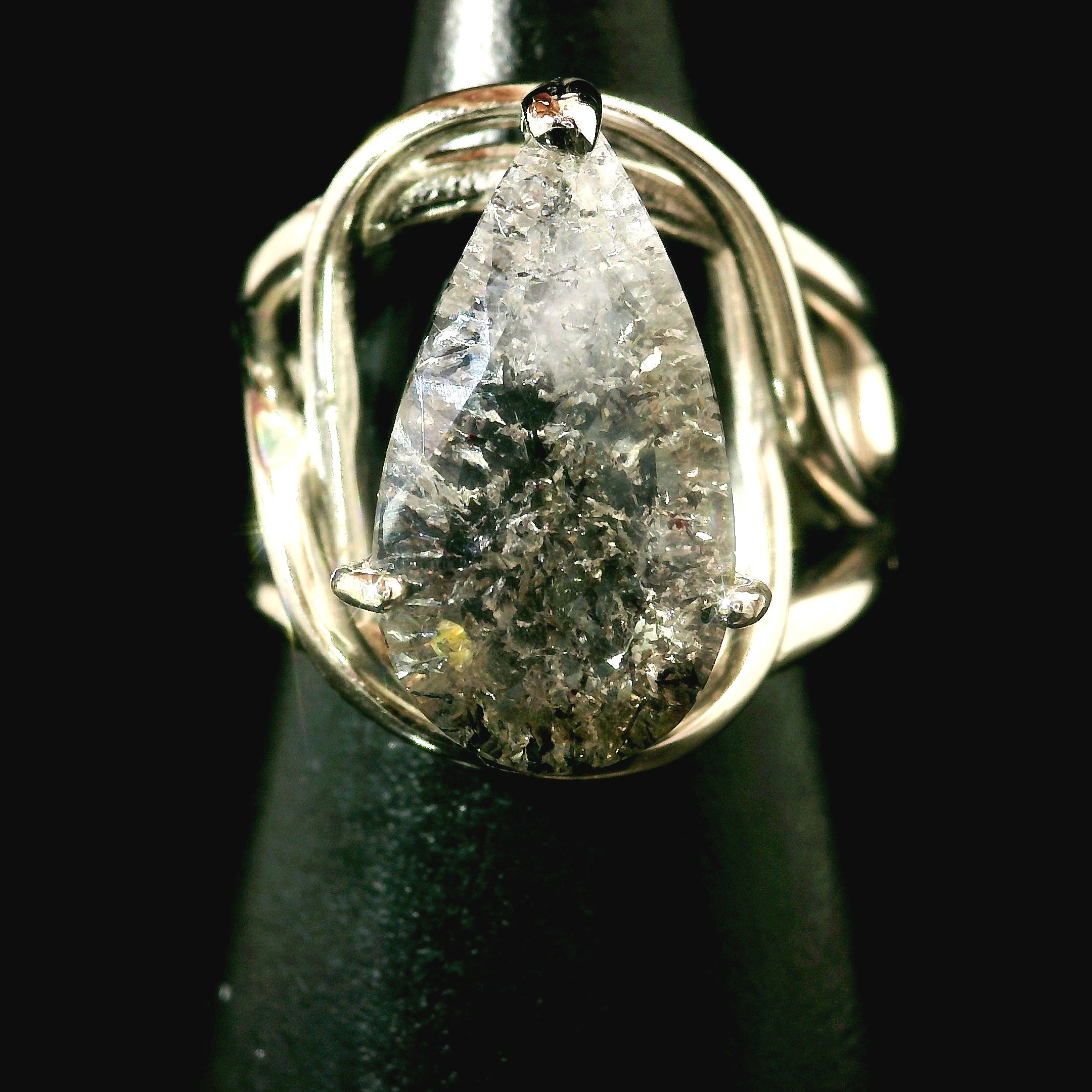 Moody Super 7 Cuff Ring .925 Sterling Silver for Creating your Dream Life