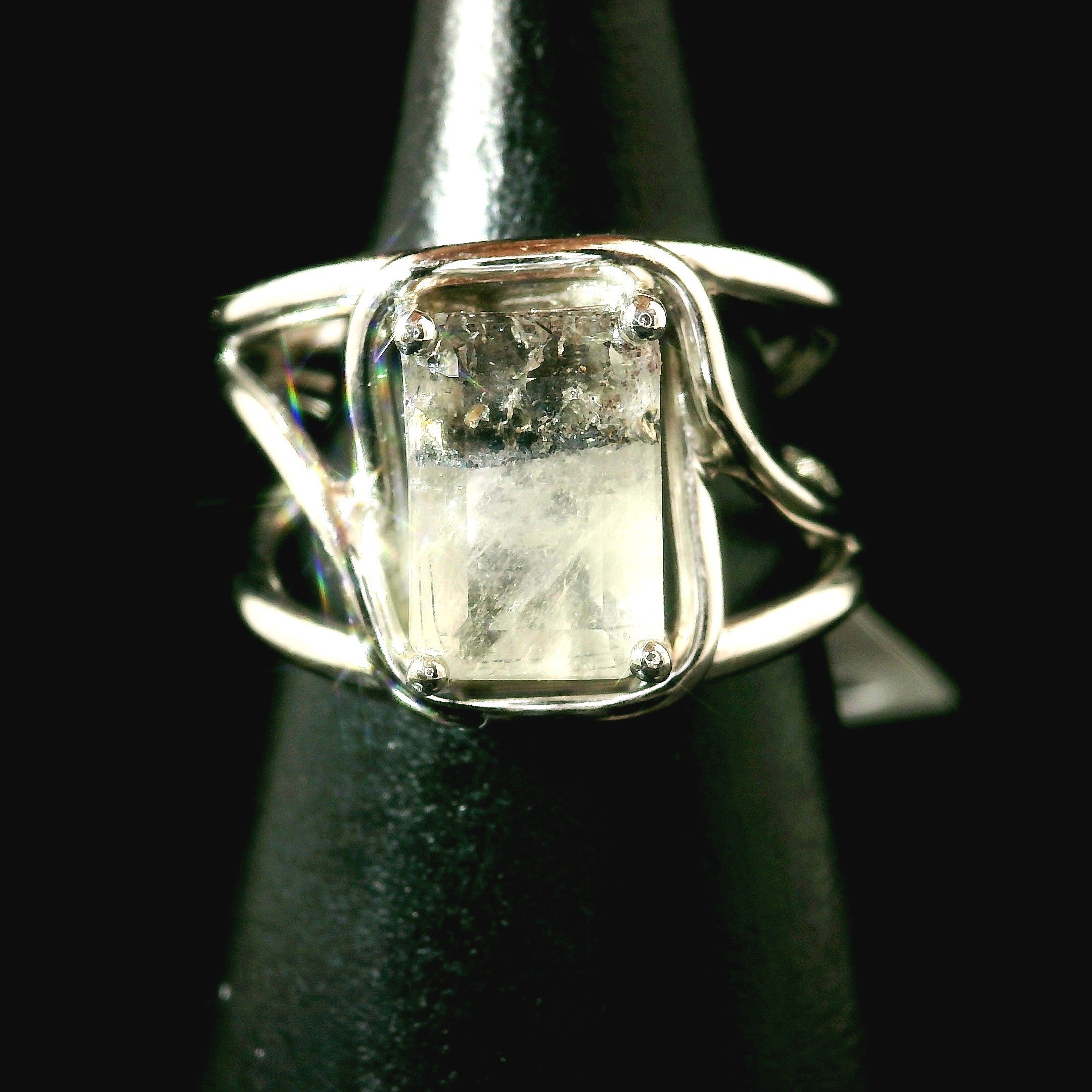 Moody Super 7 Cuff Ring .925 Sterling Silver for Creating your Dream Life