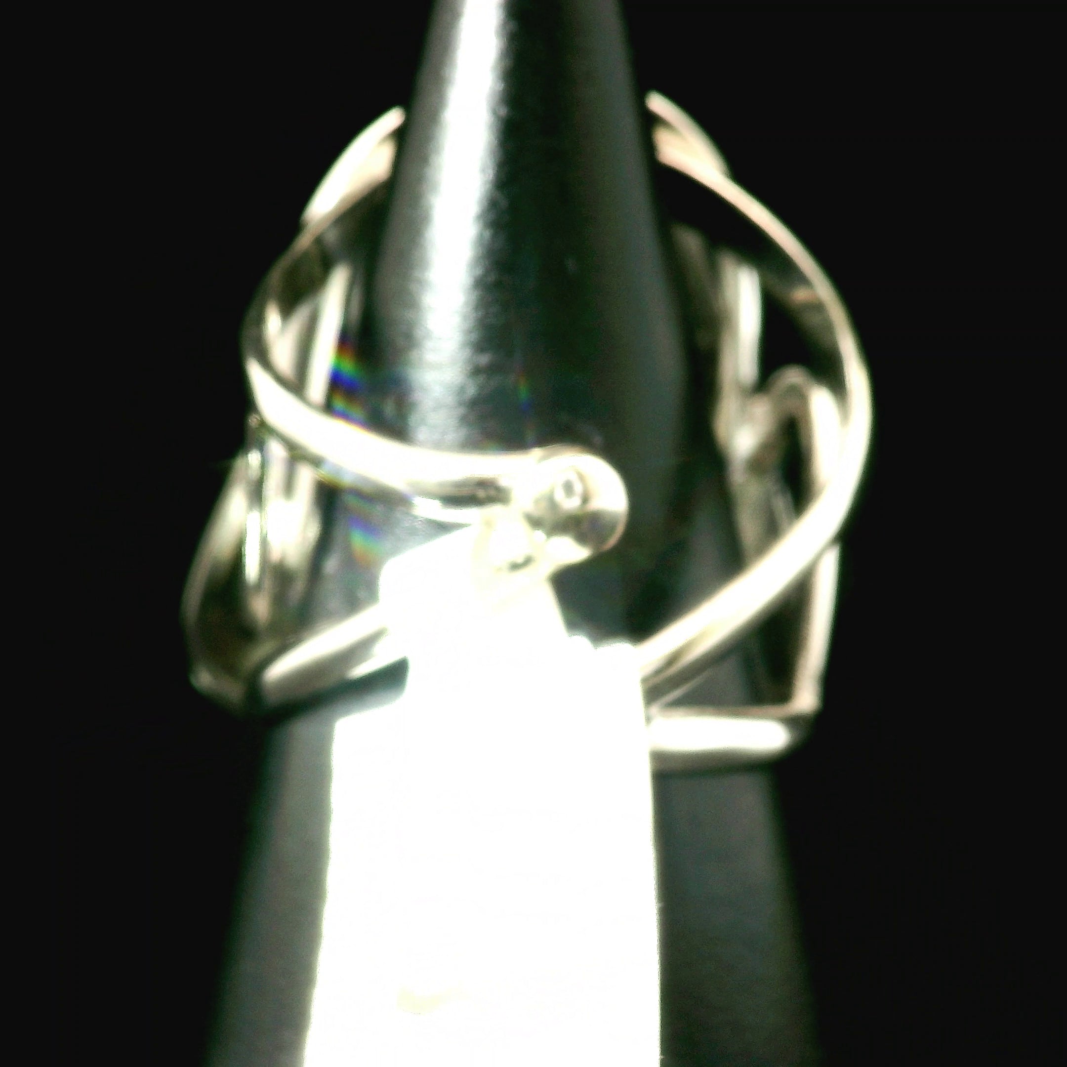 Tetraphlogopite Cuff Ring .925 Silver for Clarity, Vitality and Transformation