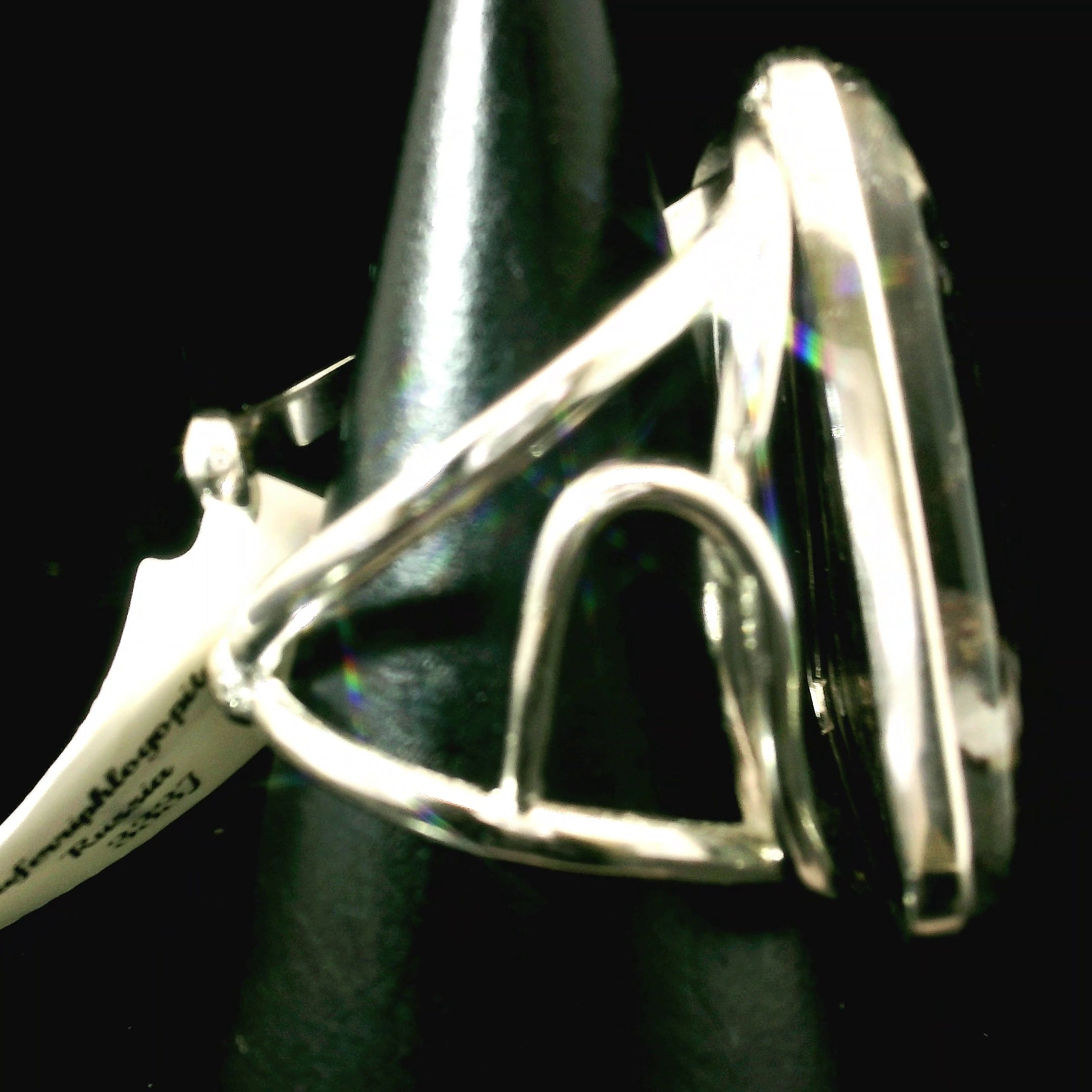 Tetraphlogopite Cuff Ring .925 Silver for Clarity, Vitality and Transformation