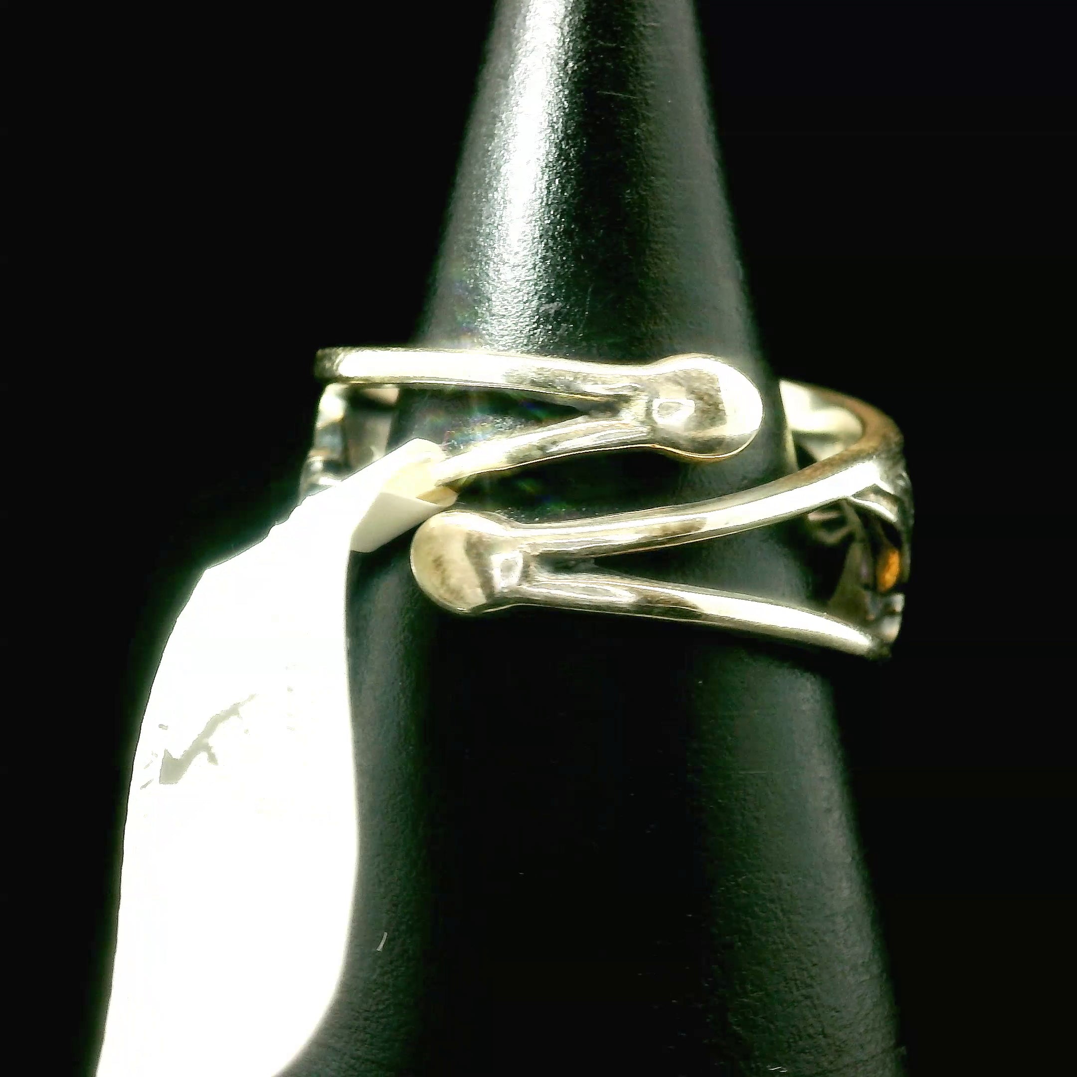 Phoenix Cuff Ring 925 Silver for Courage, Rebirth and Transformation