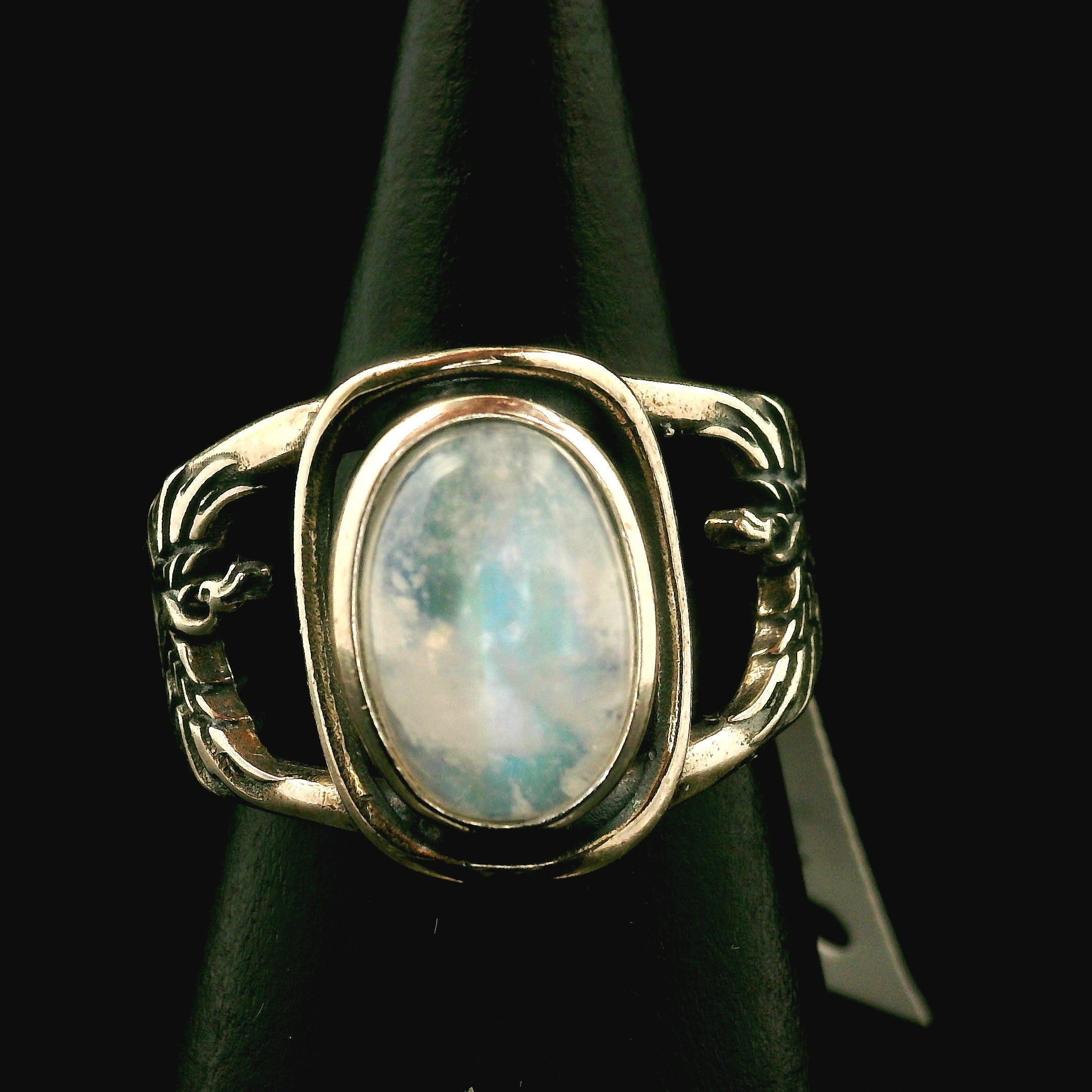 Phoenix Cuff Ring 925 Silver for Courage, Rebirth and Transformation