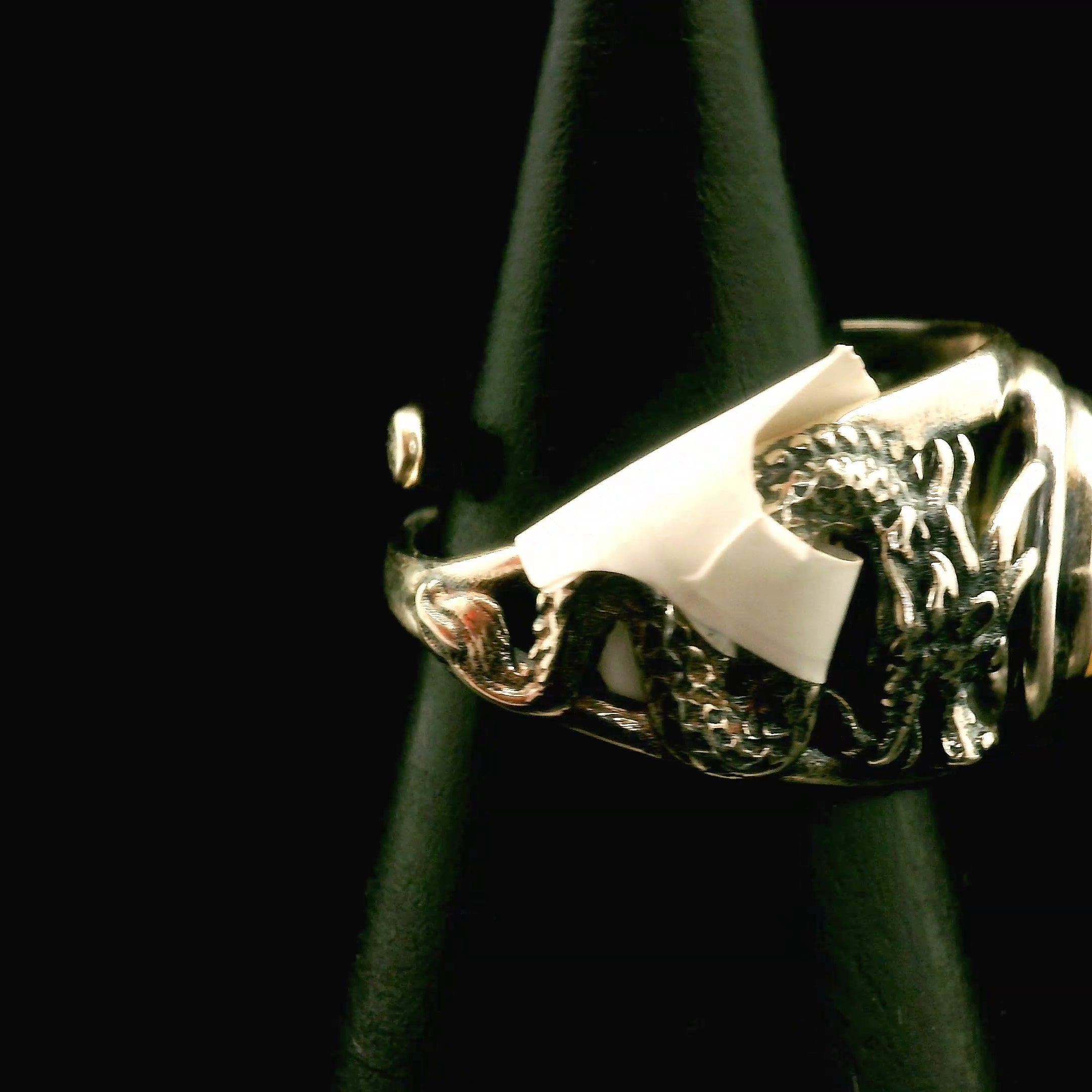 Dragon Cuff Ring 925 Silver for Courage, Protection and Personal Power