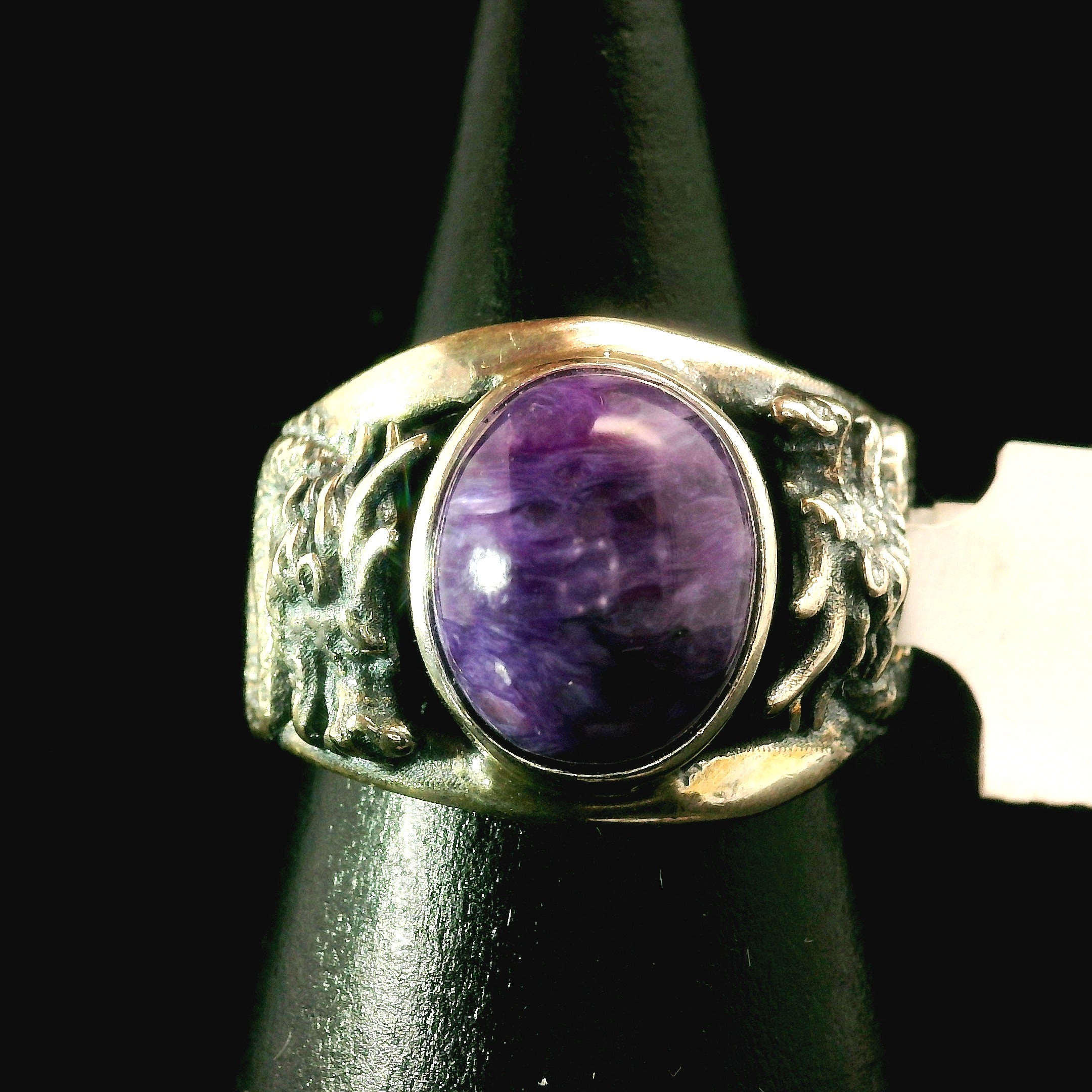 Dragon Cuff Ring 925 Silver for Courage, Protection and Personal Power