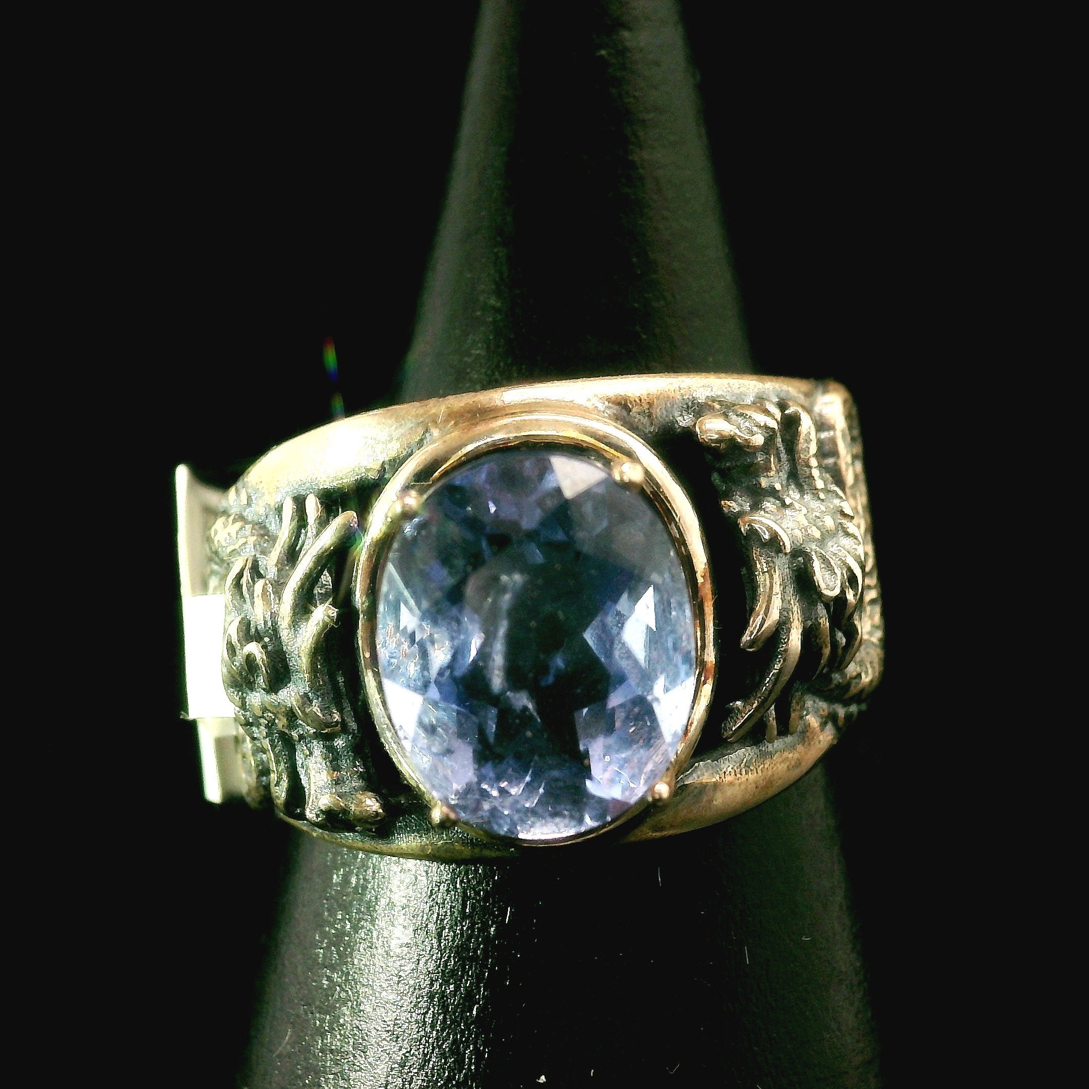 Dragon Cuff Ring 925 Silver for Courage, Protection and Personal Power