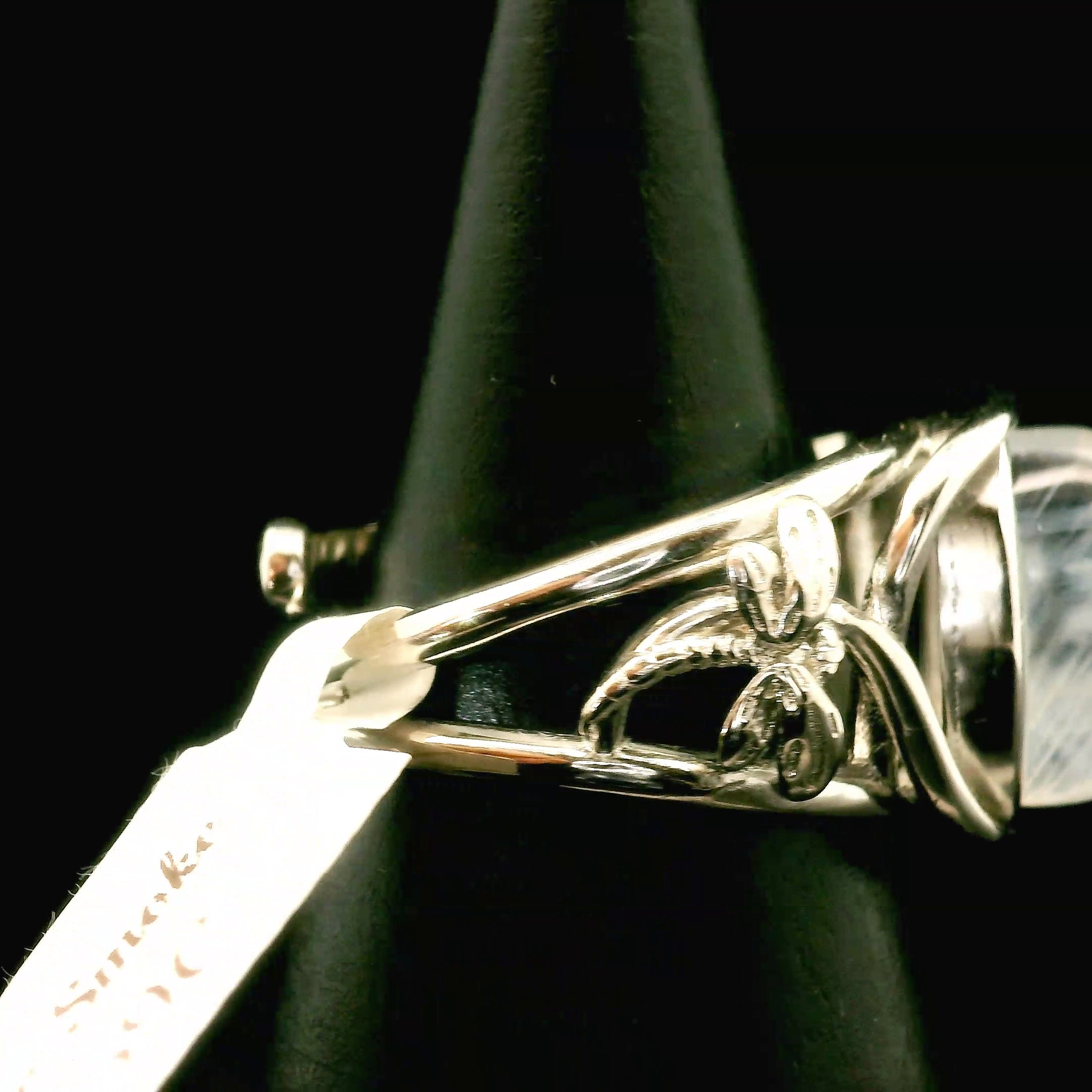 Dragonfly Cuff Ring 925 Silver for Transformation, Adaptability and Growth