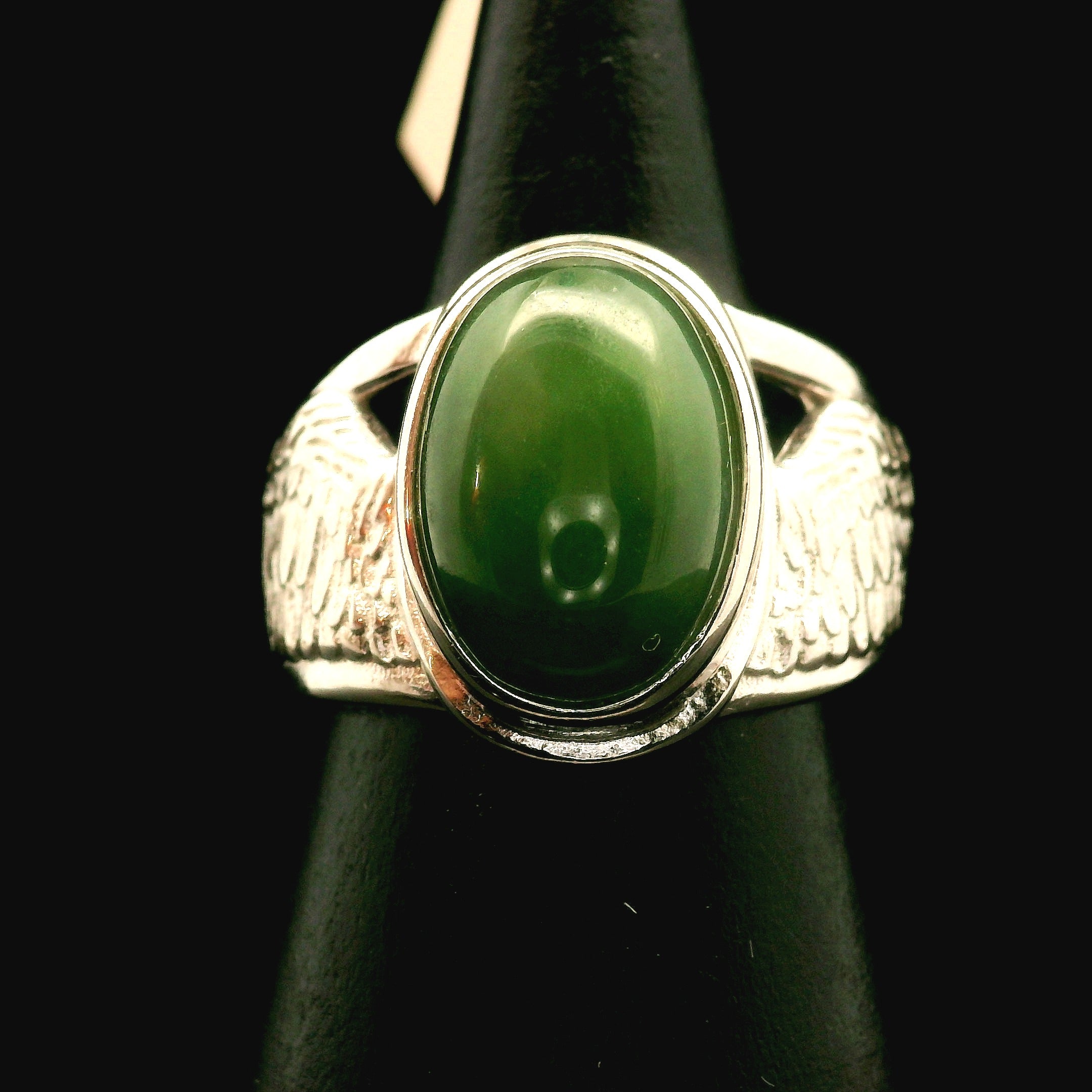 Angel Wings Cuff Ring 925 Silver for Angelic Connection, Guidance and Protection