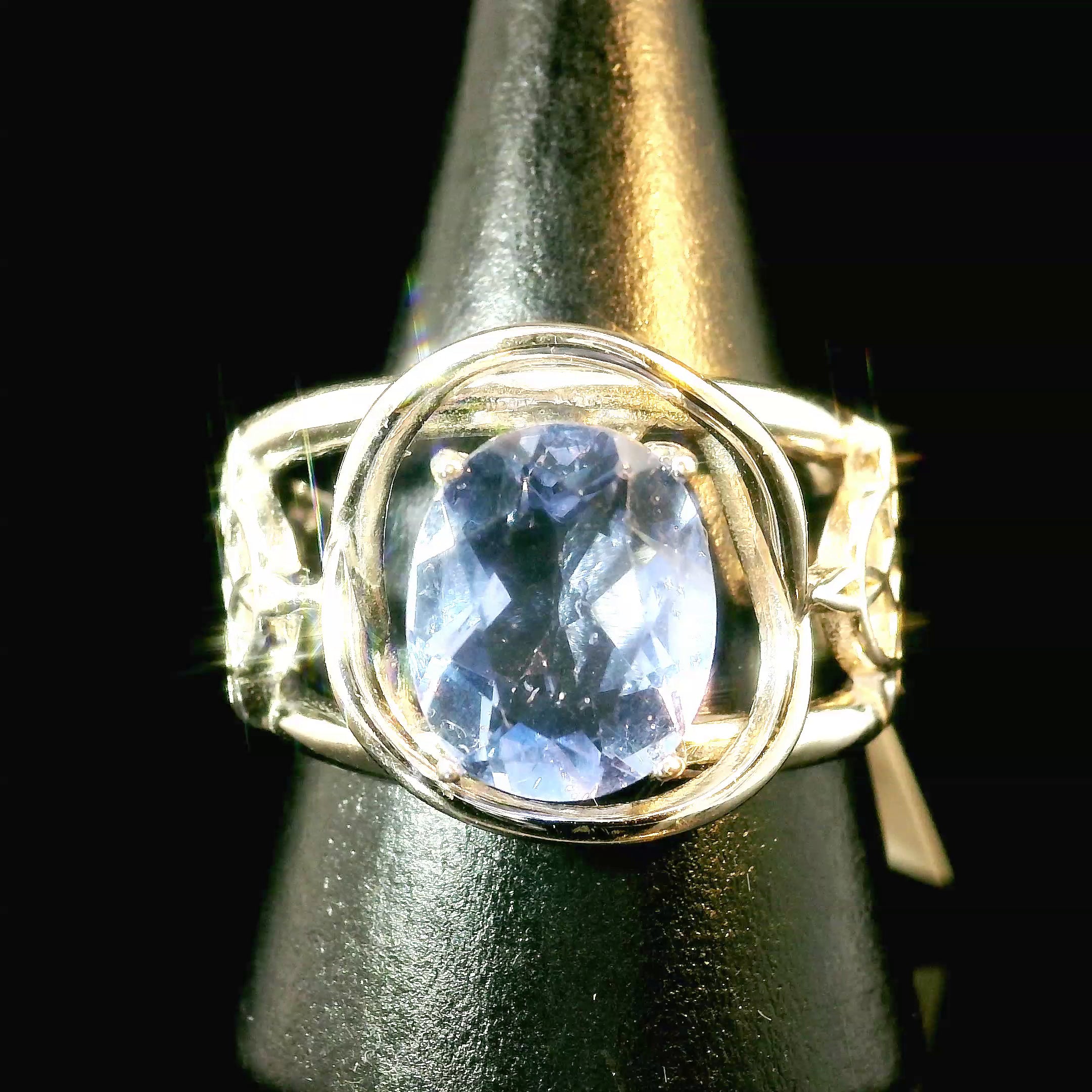 Witches Knot Cuff Ring 925 Silver for Protection, Magic and Connection to Nature