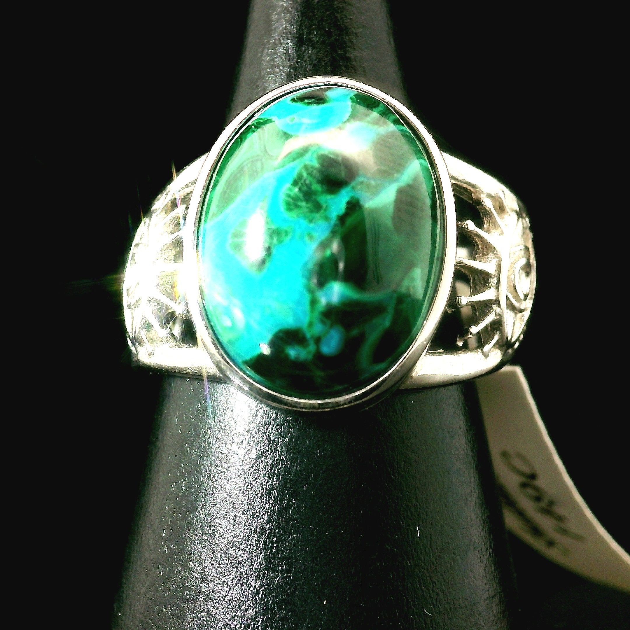 Evil Eye Cuff Ring 925 Silver for Good Luck and Protection