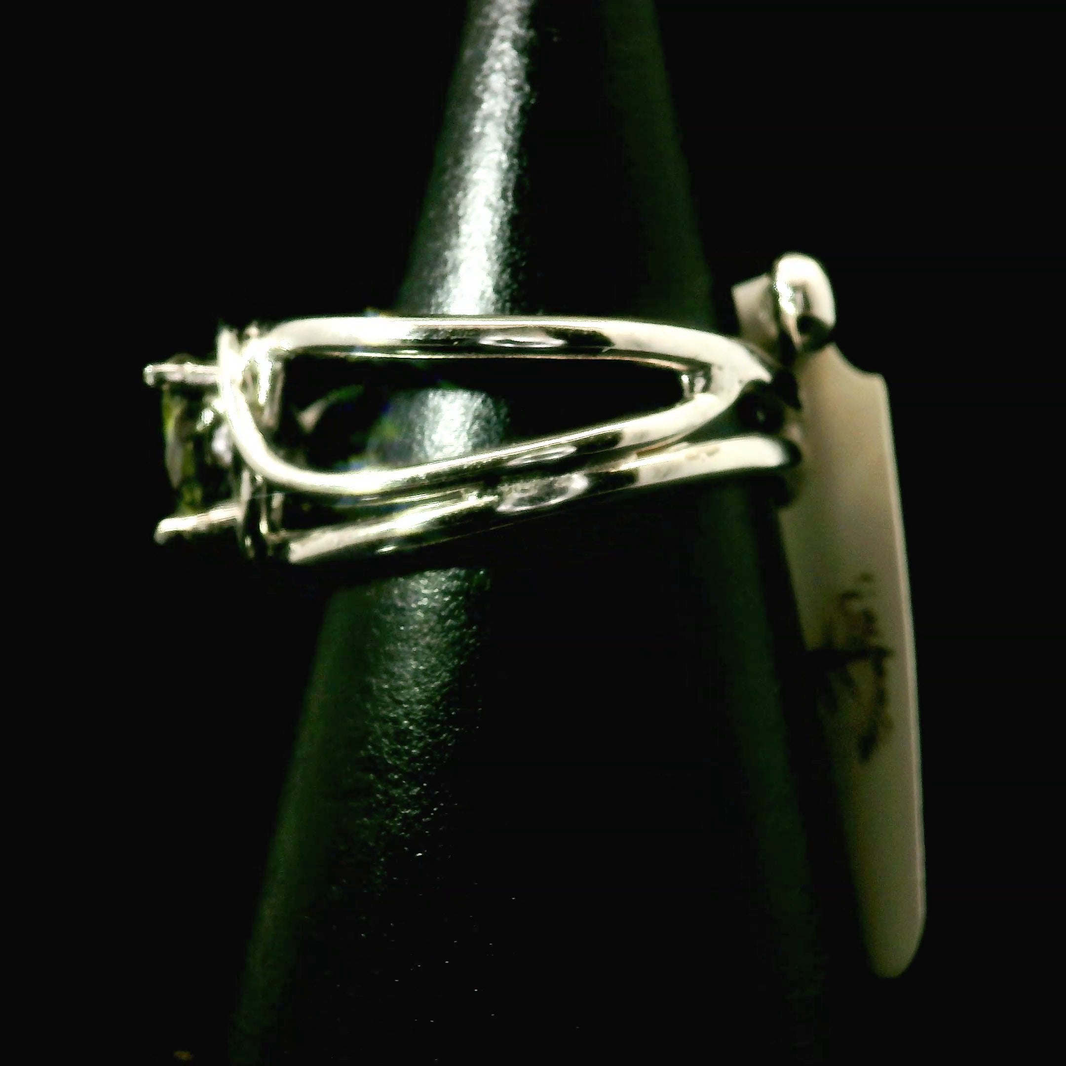 Bloodstone Midi Cuff Ring .925 Silver for Strength, Grounding and Protection