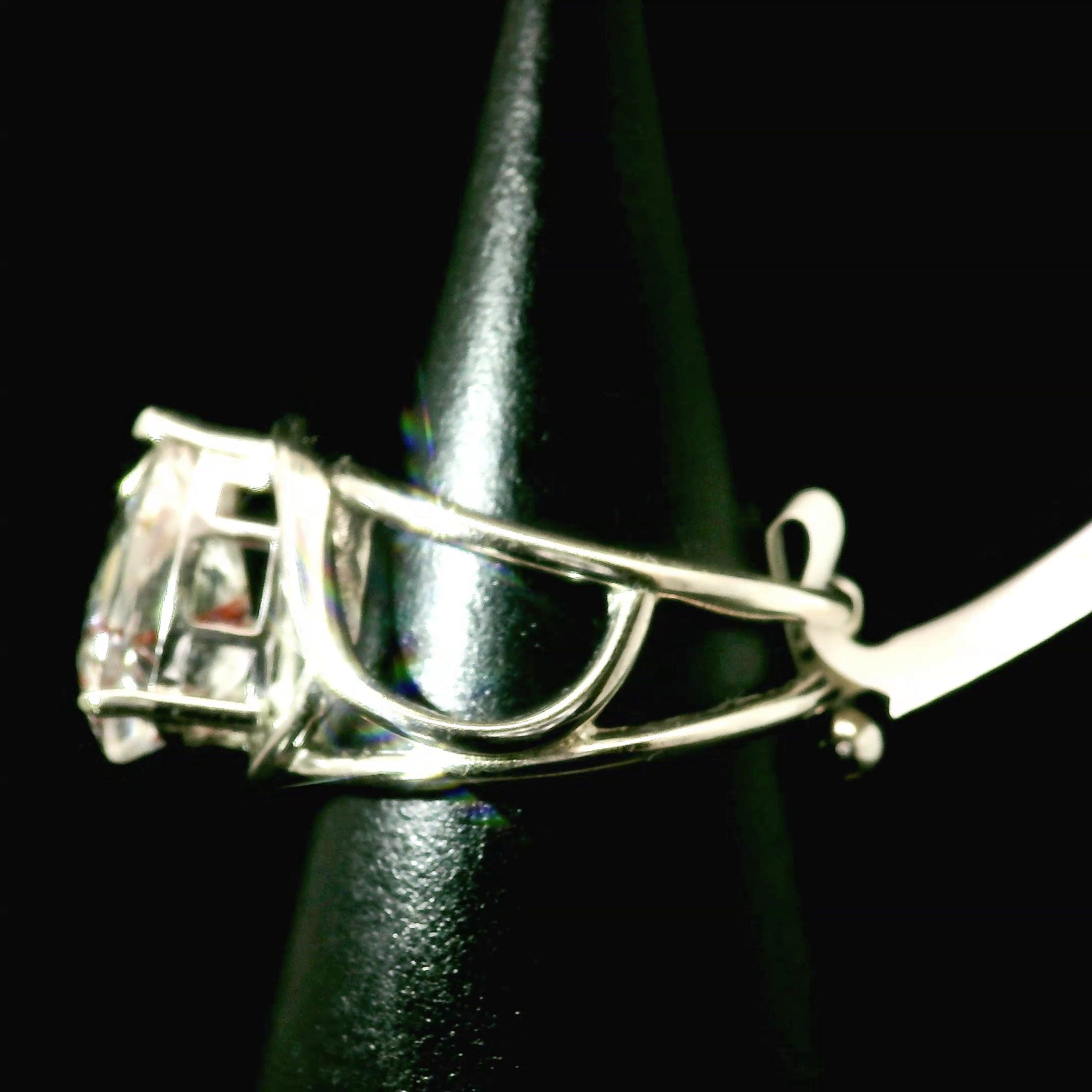 Red Rutile Cuff Ring 925 Silver for Manifestation, Life Force Energy and Renewal