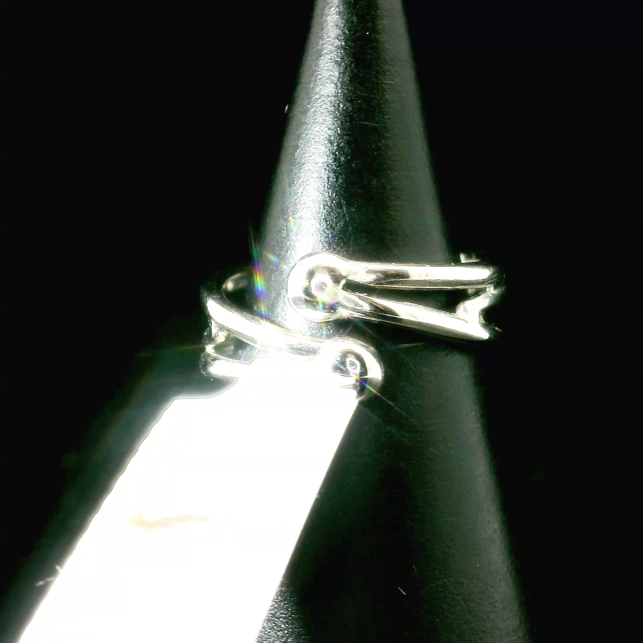 Garnet Midi Cuff Ring .925 Silver for Health and Strength