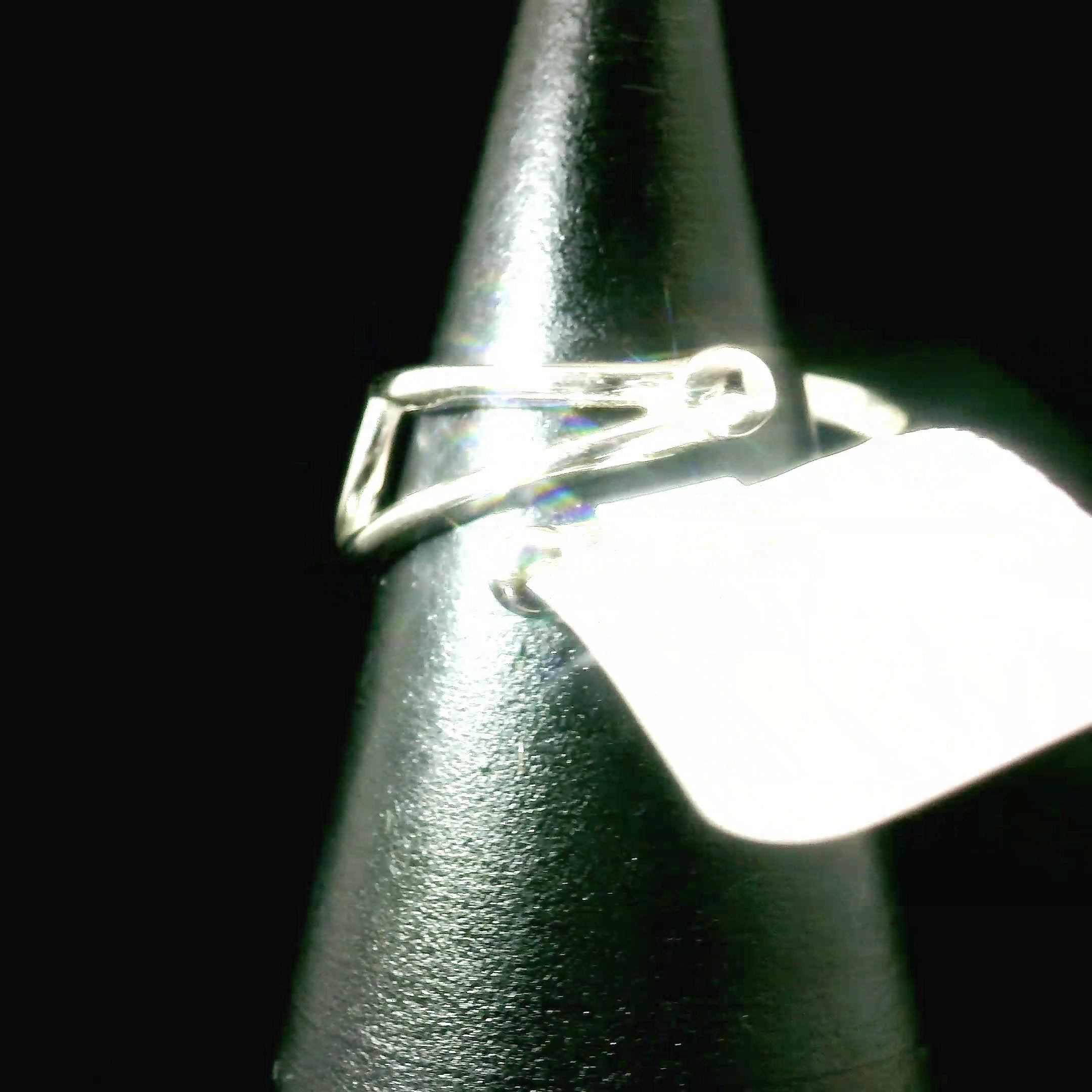 Garnet Cuff Ring .925 Silver for Health and Strength