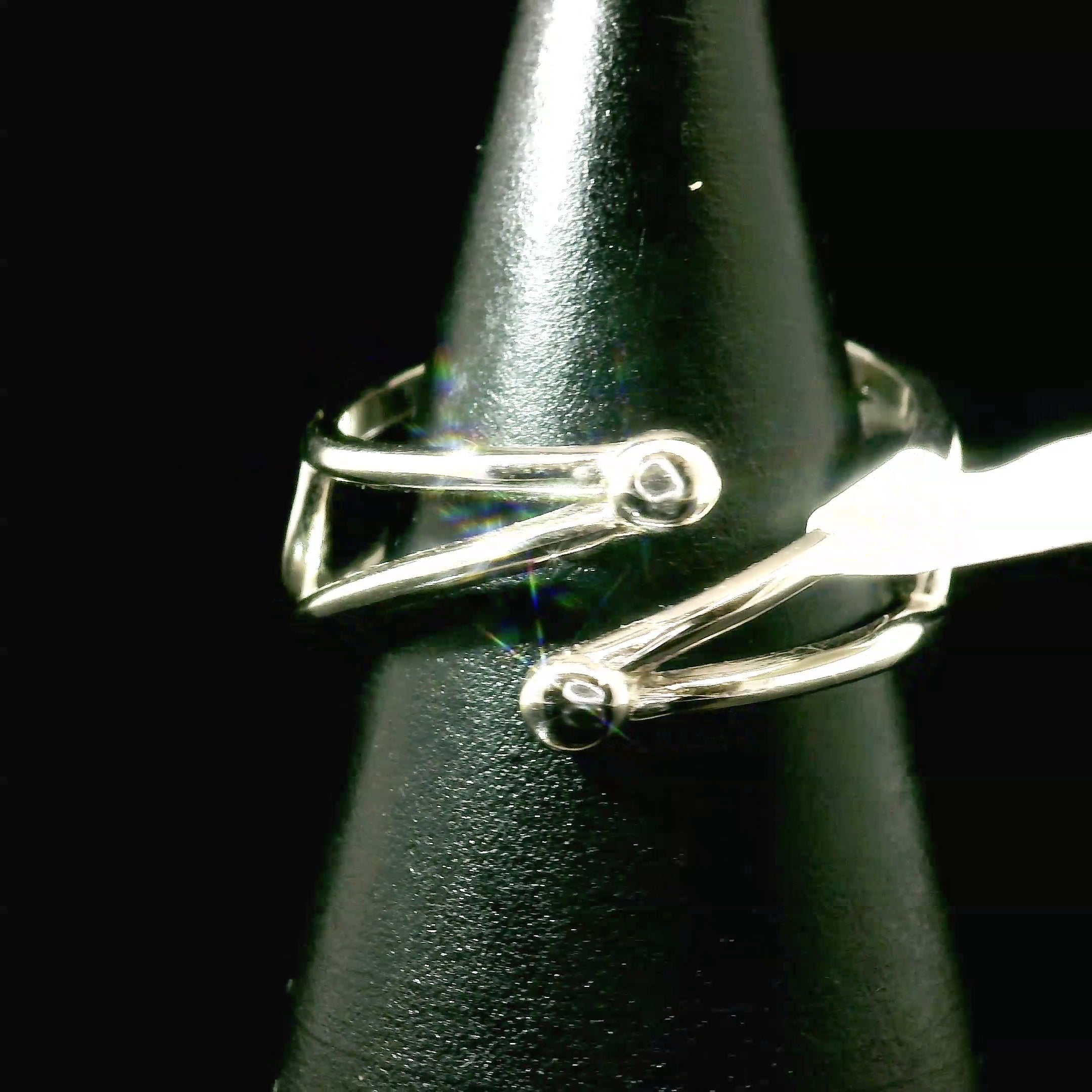 Mali Garnet Cuff Ring .925 Sterling Silver for Health, Grounding and Connection to Mother Earth