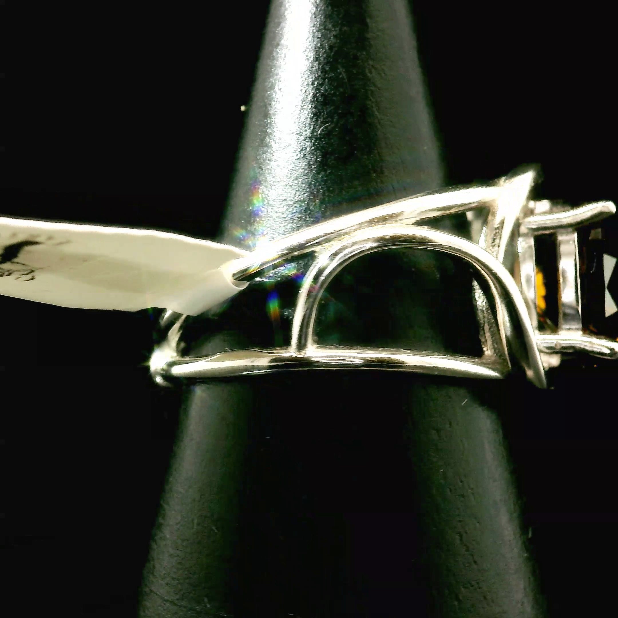 Mali Garnet Cuff Ring .925 Sterling Silver for Health, Grounding and Connection to Mother Earth