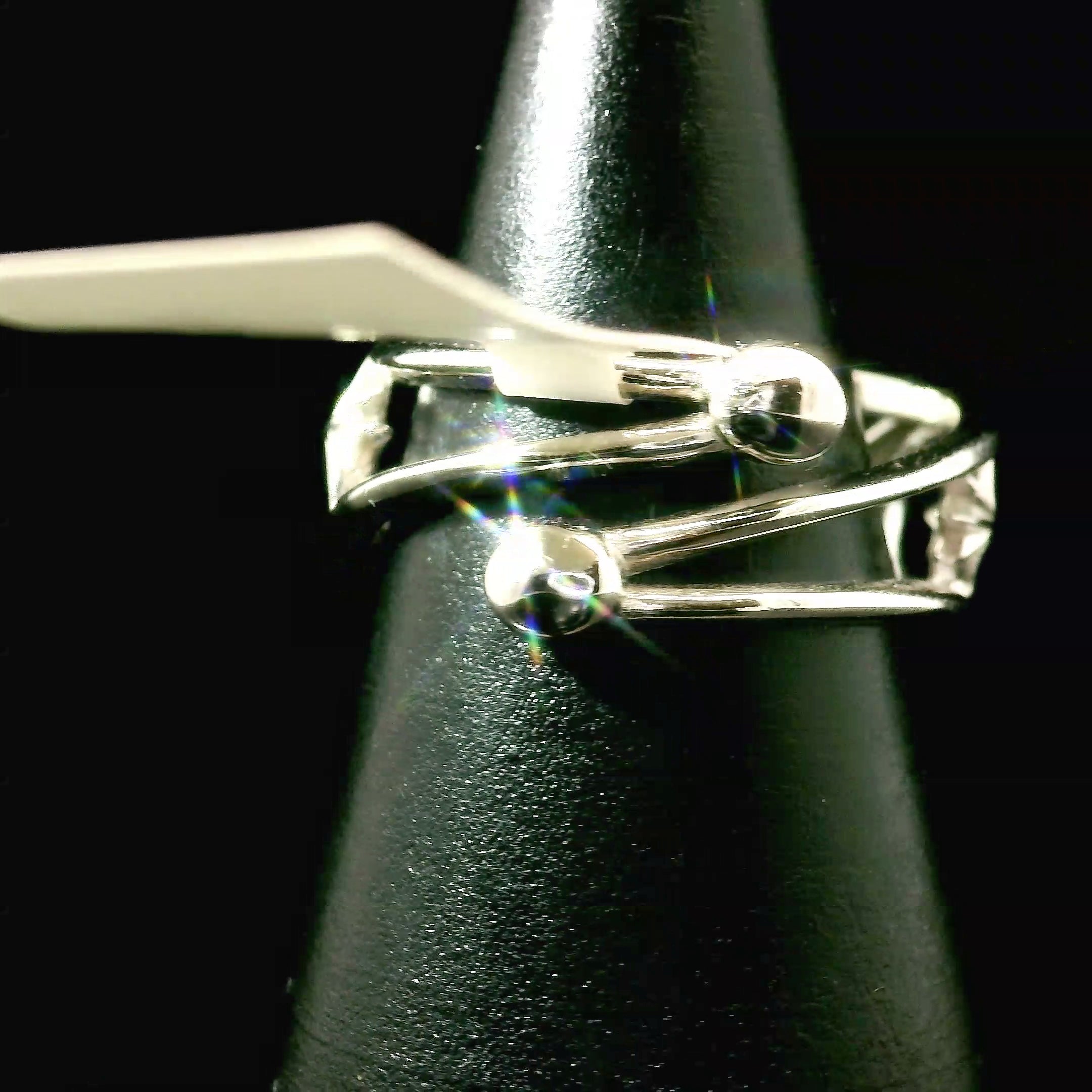 Mali Garnet Cuff Ring .925 Sterling Silver for Health, Grounding and Connection to Mother Earth