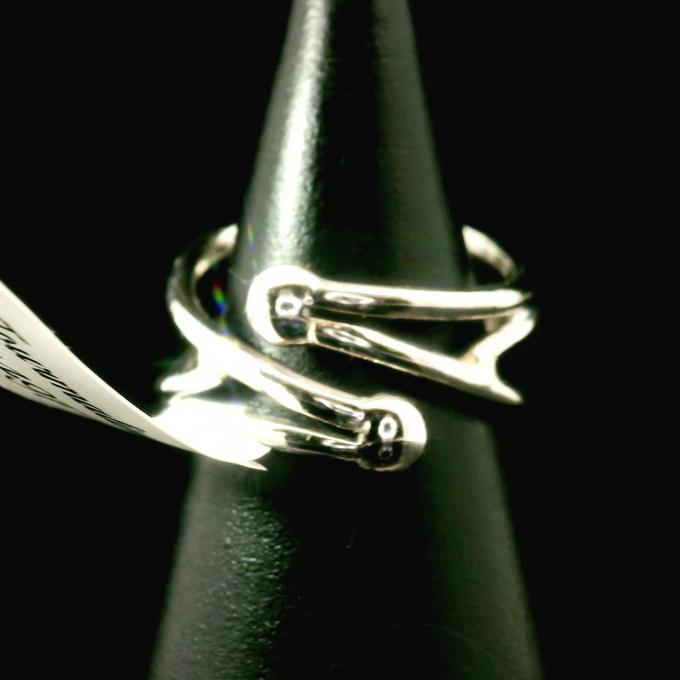 Pink Tourmaline Money Toad Cuff Ring .925 Silver for Joy, Kindness and Love