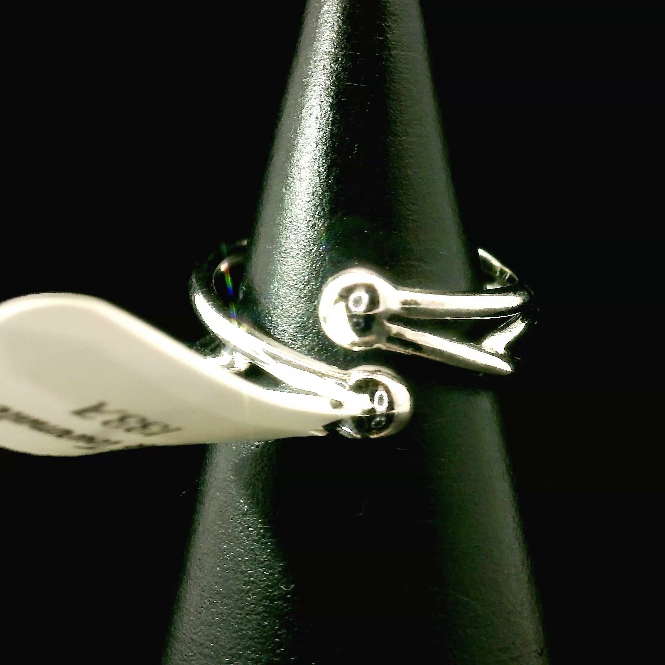 Pink Tourmaline Midi Cuff Ring .925 Silver for Joy, Kindness and Love