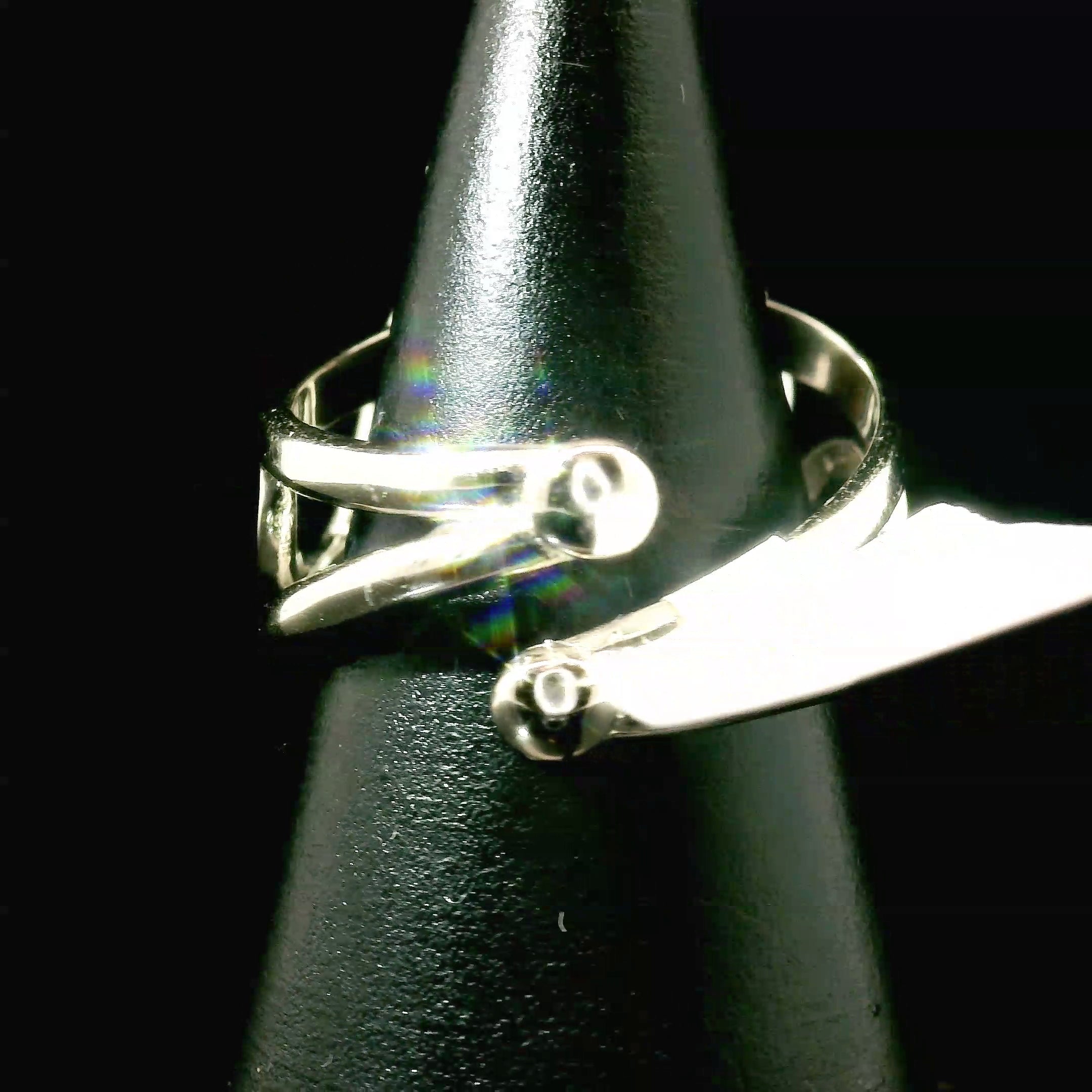 Super 7 Cuff Ring .925 Silver (High Quality) for Awakening your Gifts and Creating your Dream Life