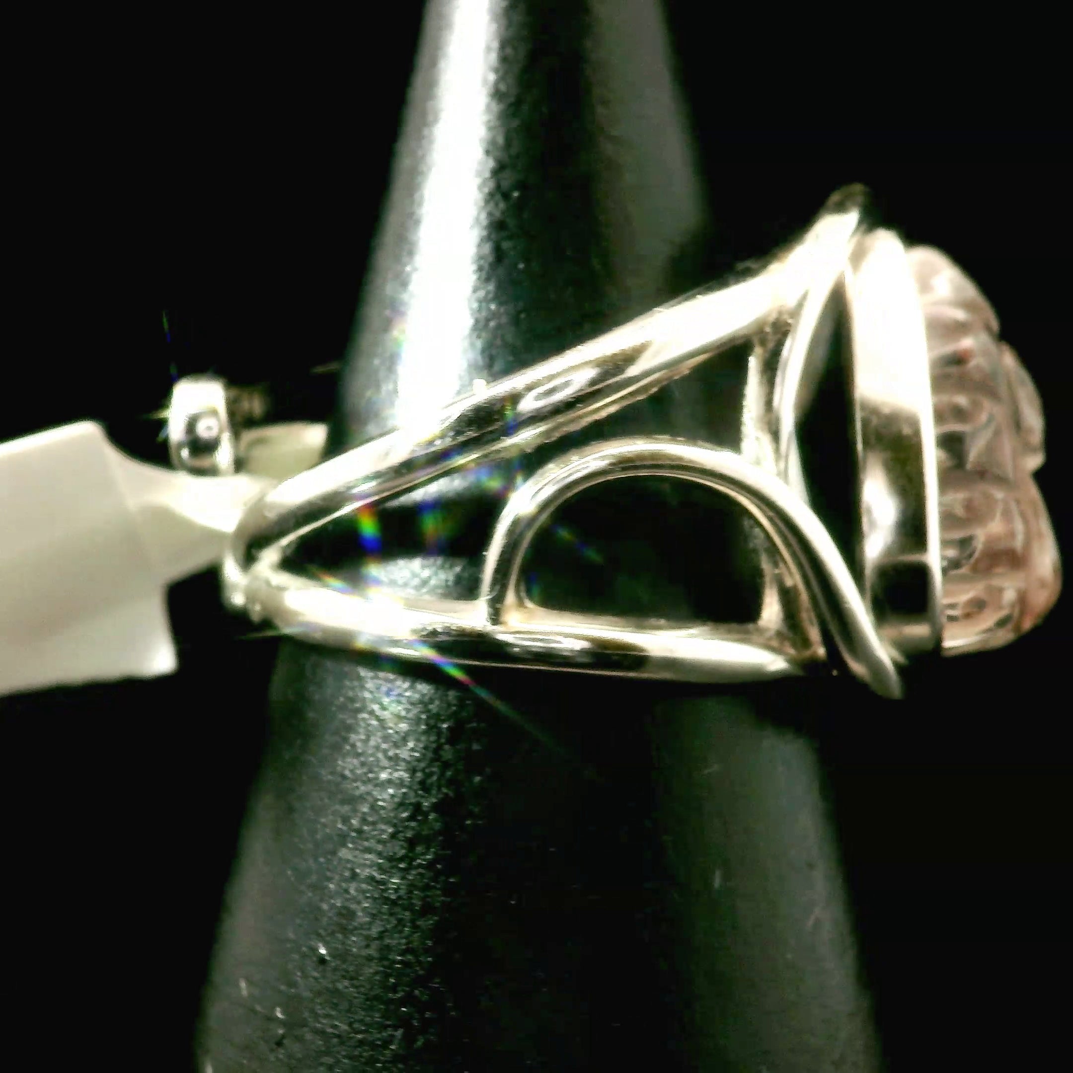 Super 7 Nine Tails Cuff Ring .925 Silver (High Quality) for Awakening your Gifts and Creating your Dream Life