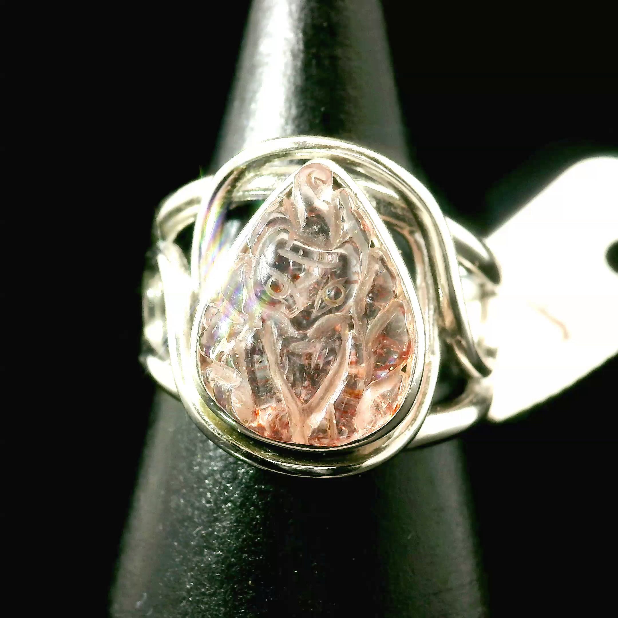 Super 7 Nine Tails Cuff Ring .925 Silver (High Quality) for Awakening your Gifts and Creating your Dream Life