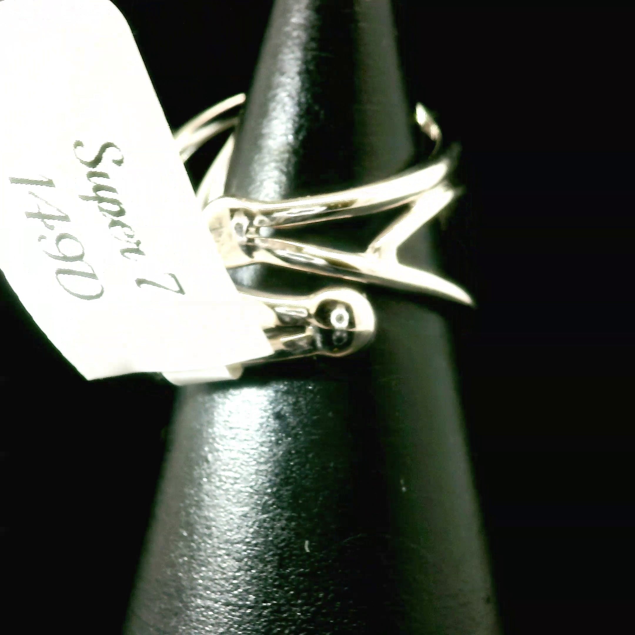 Super 7 Cuff Ring .925 Silver (High Quality) for Awakening your Gifts and Creating your Dream Life