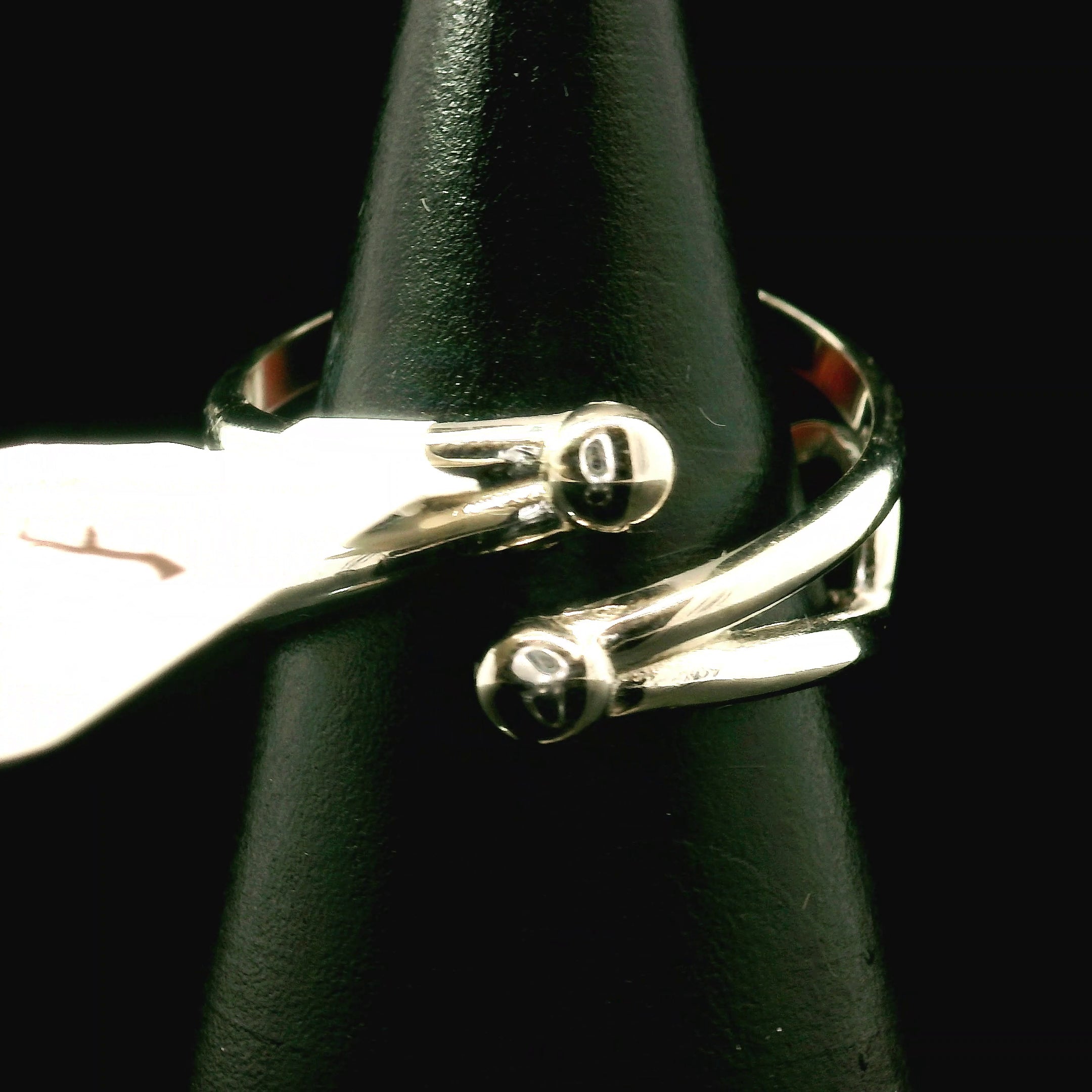 Rhodochrosite Scarab Cuff Ring .925 Silver for Emotional and Trauma Healing