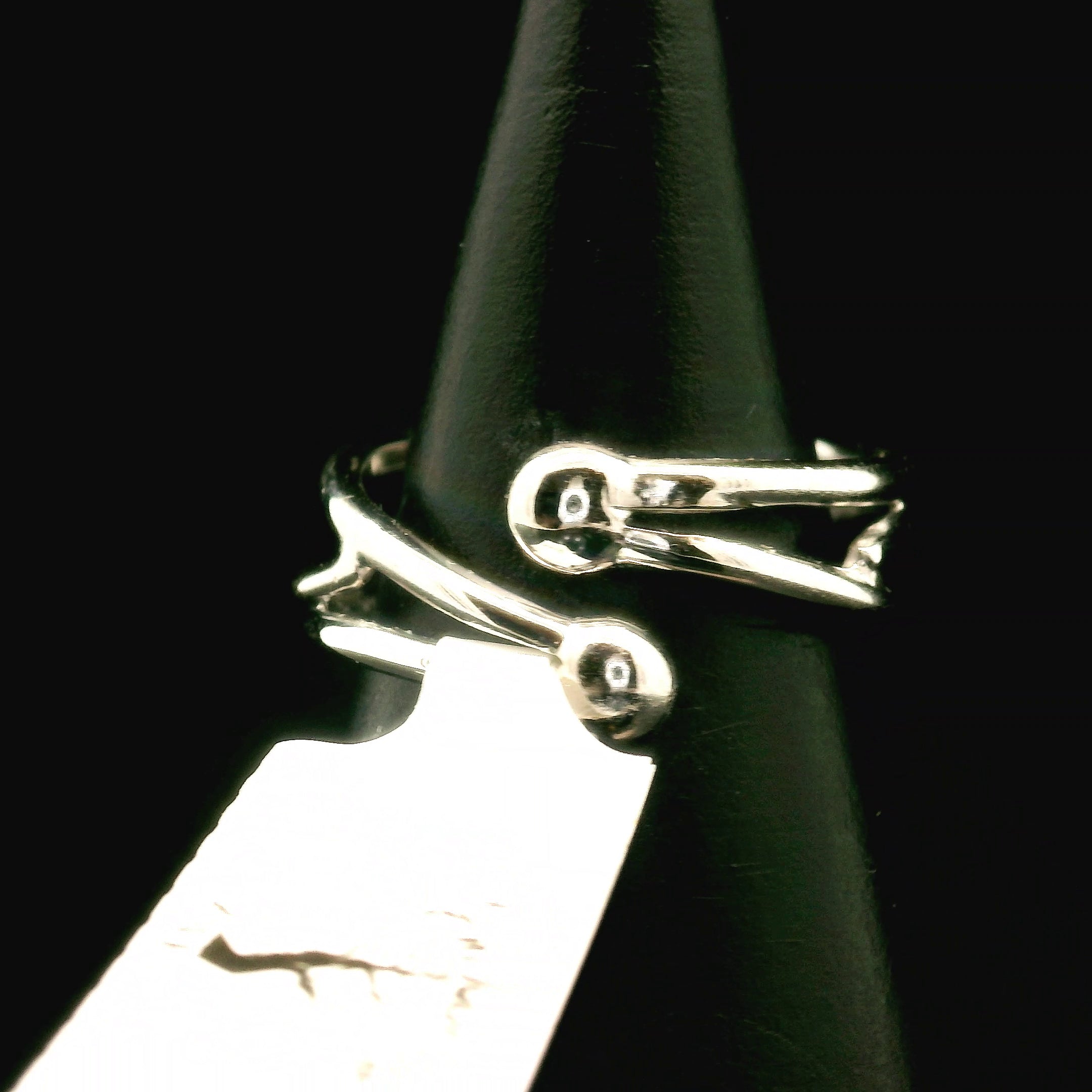 Rose Quartz Midi Cuff Ring .925 Silver for Compassion and Self Love