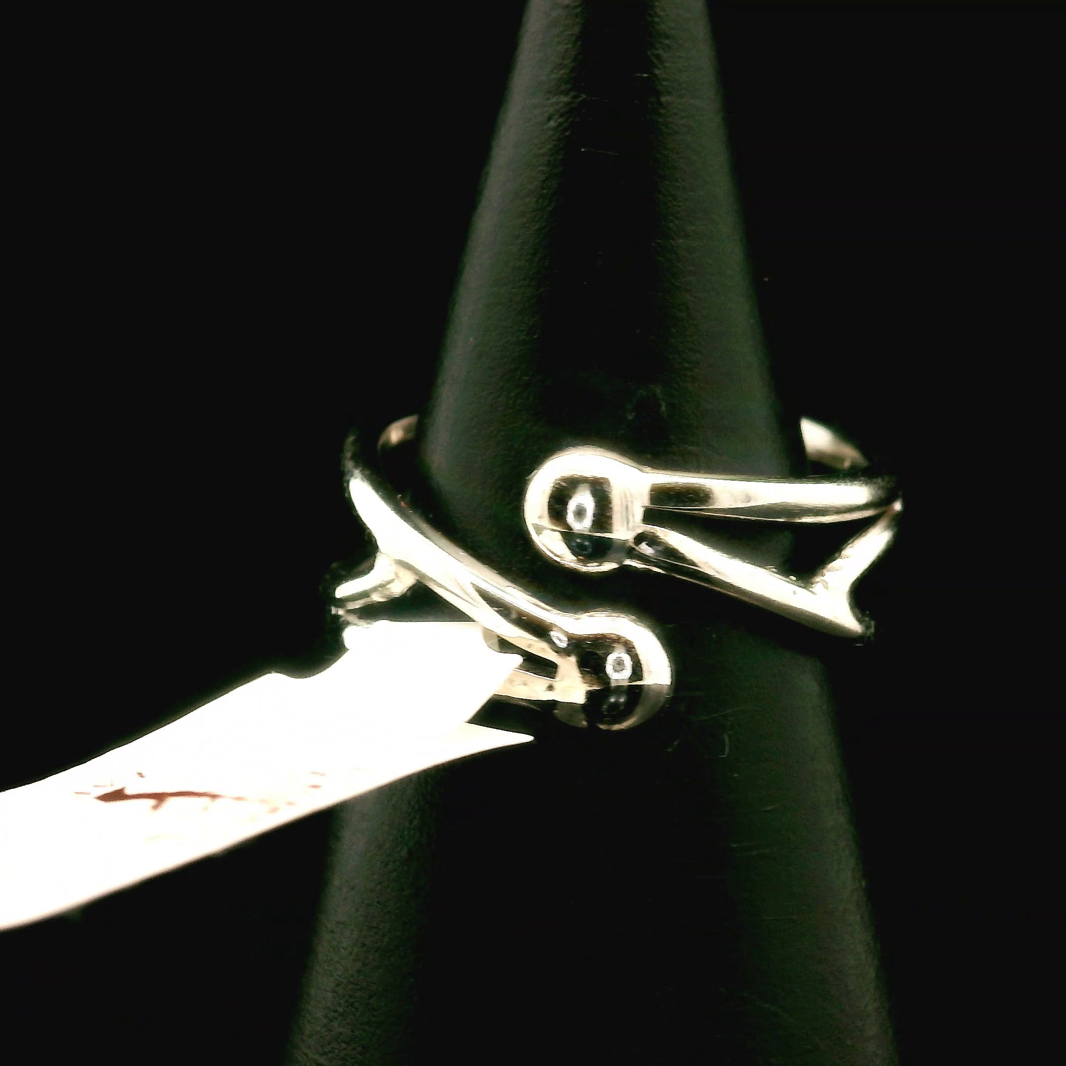 Morganite Midi Cuff Ring .925 Silver for Abundance of Joy and Love