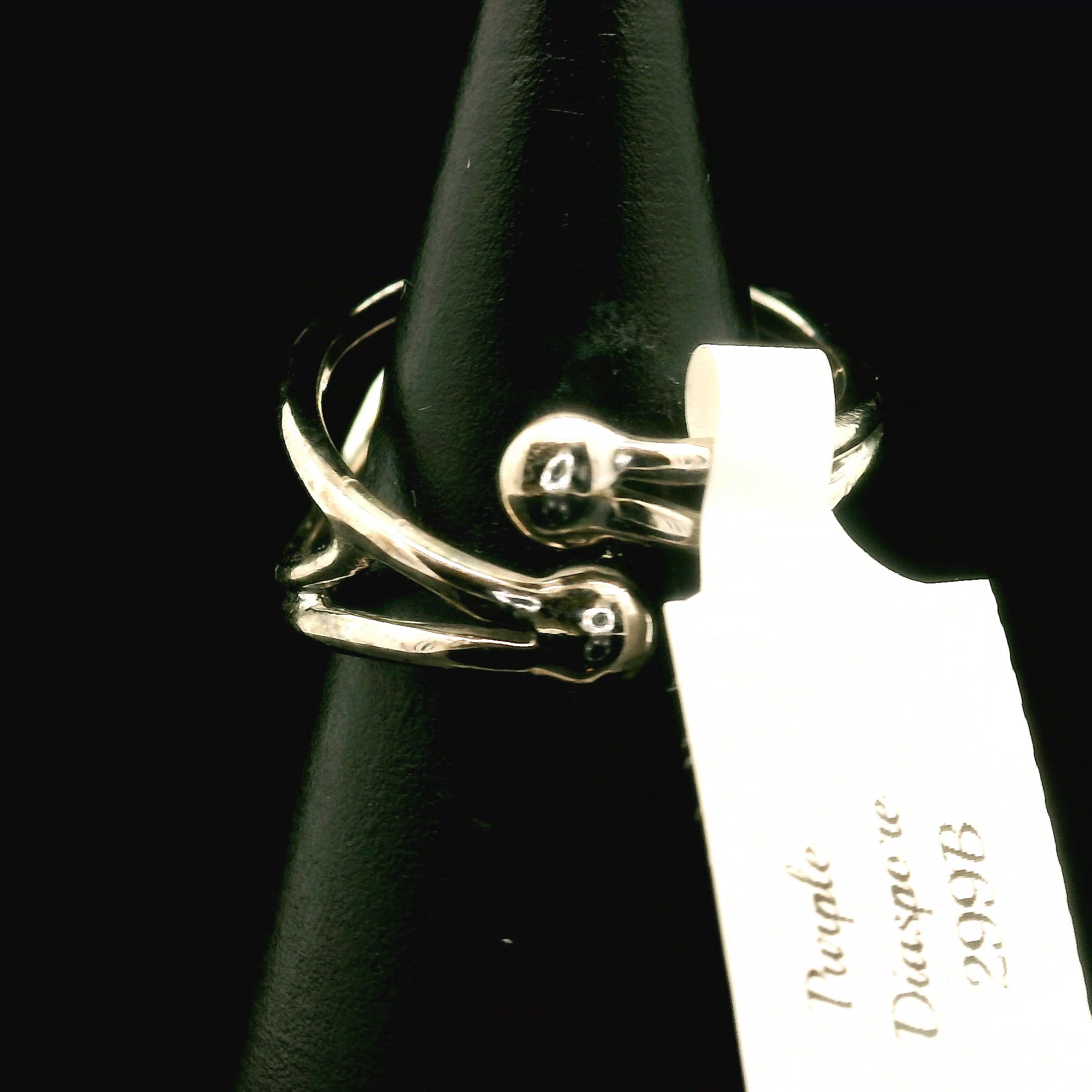 Purple Diaspore Cuff Ring .925 Silver for Transitions & New Beginnings